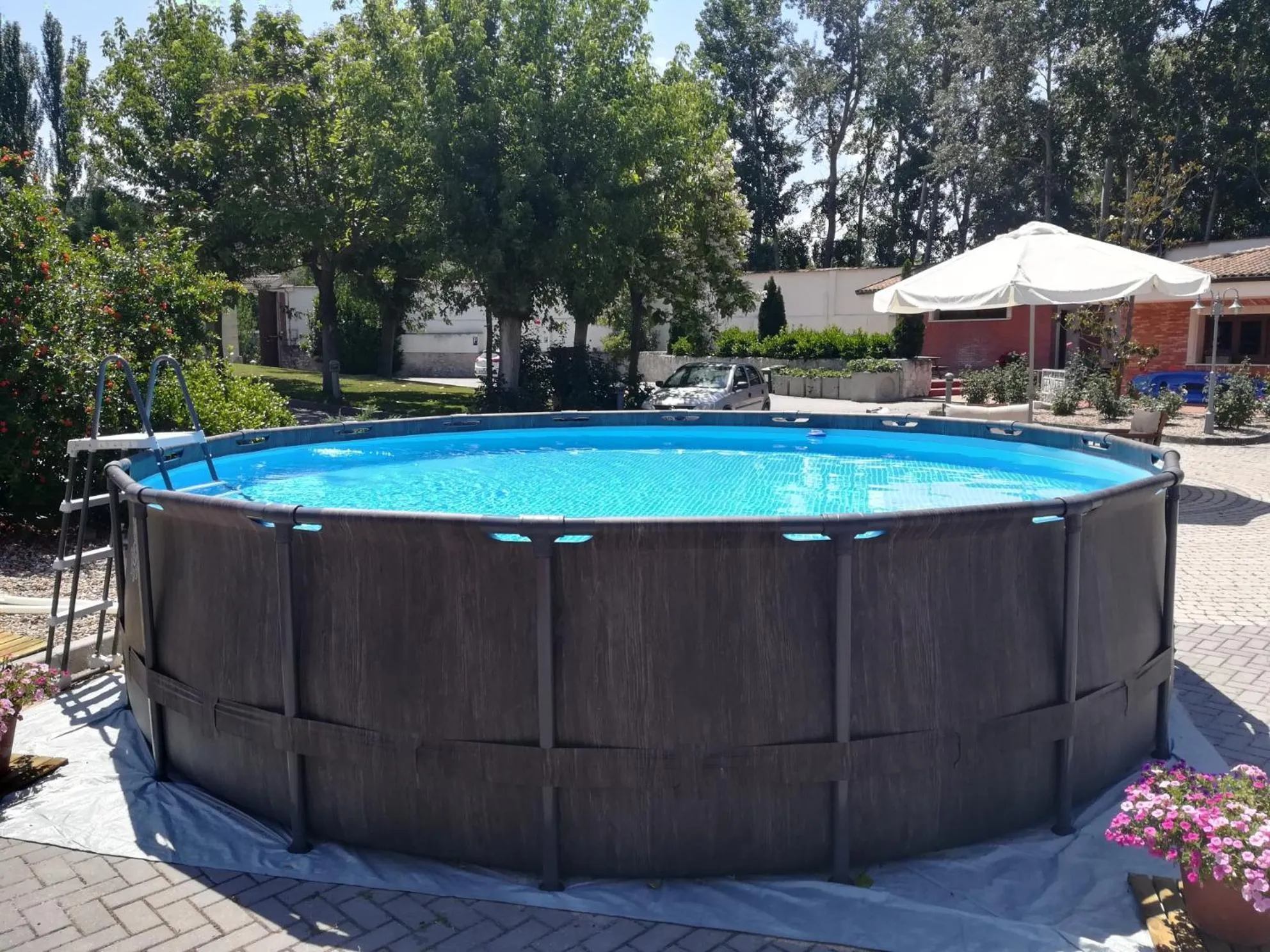 Swimming pool in Finca Valdobar