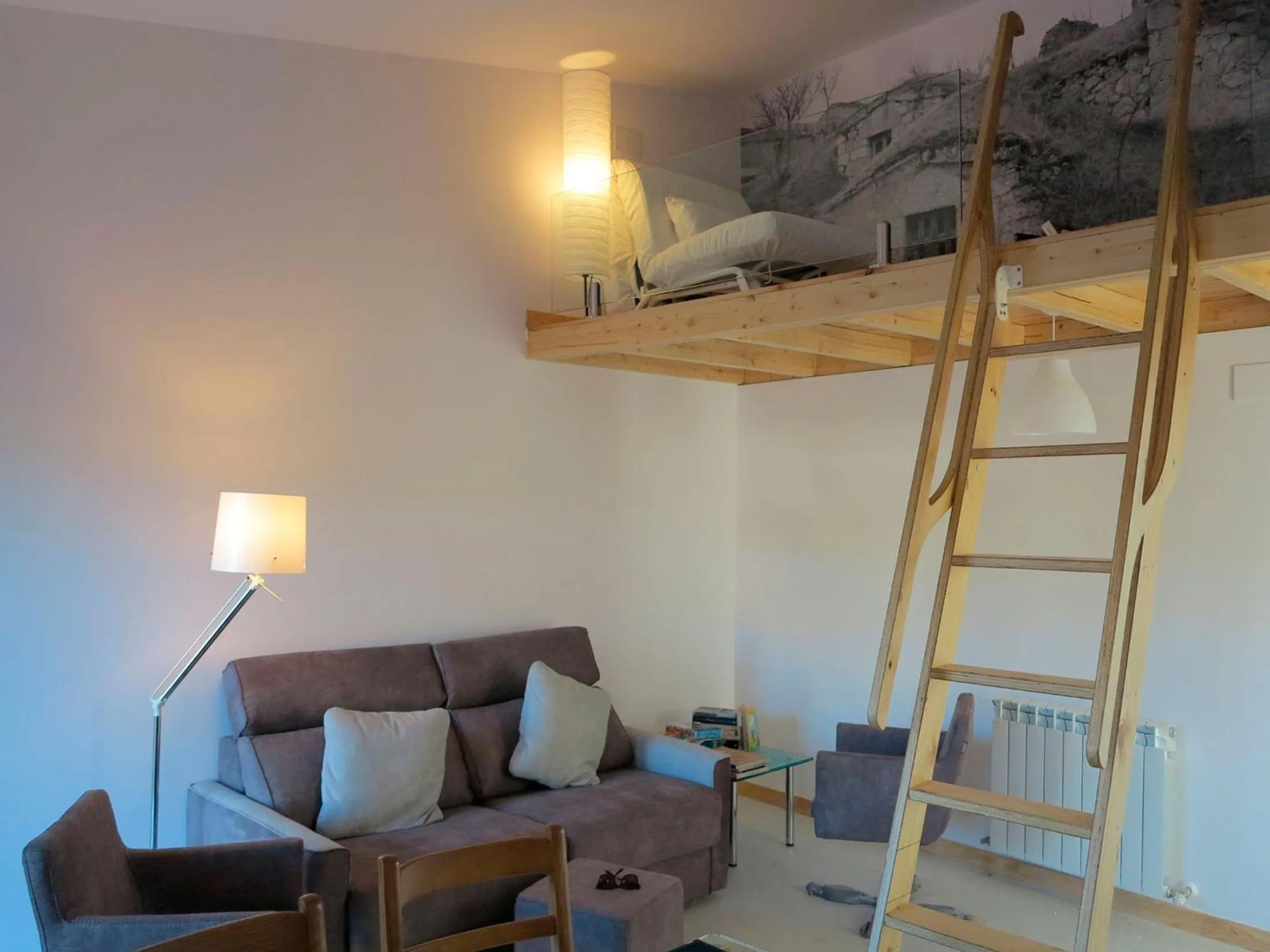 Living room in Finca Valdobar