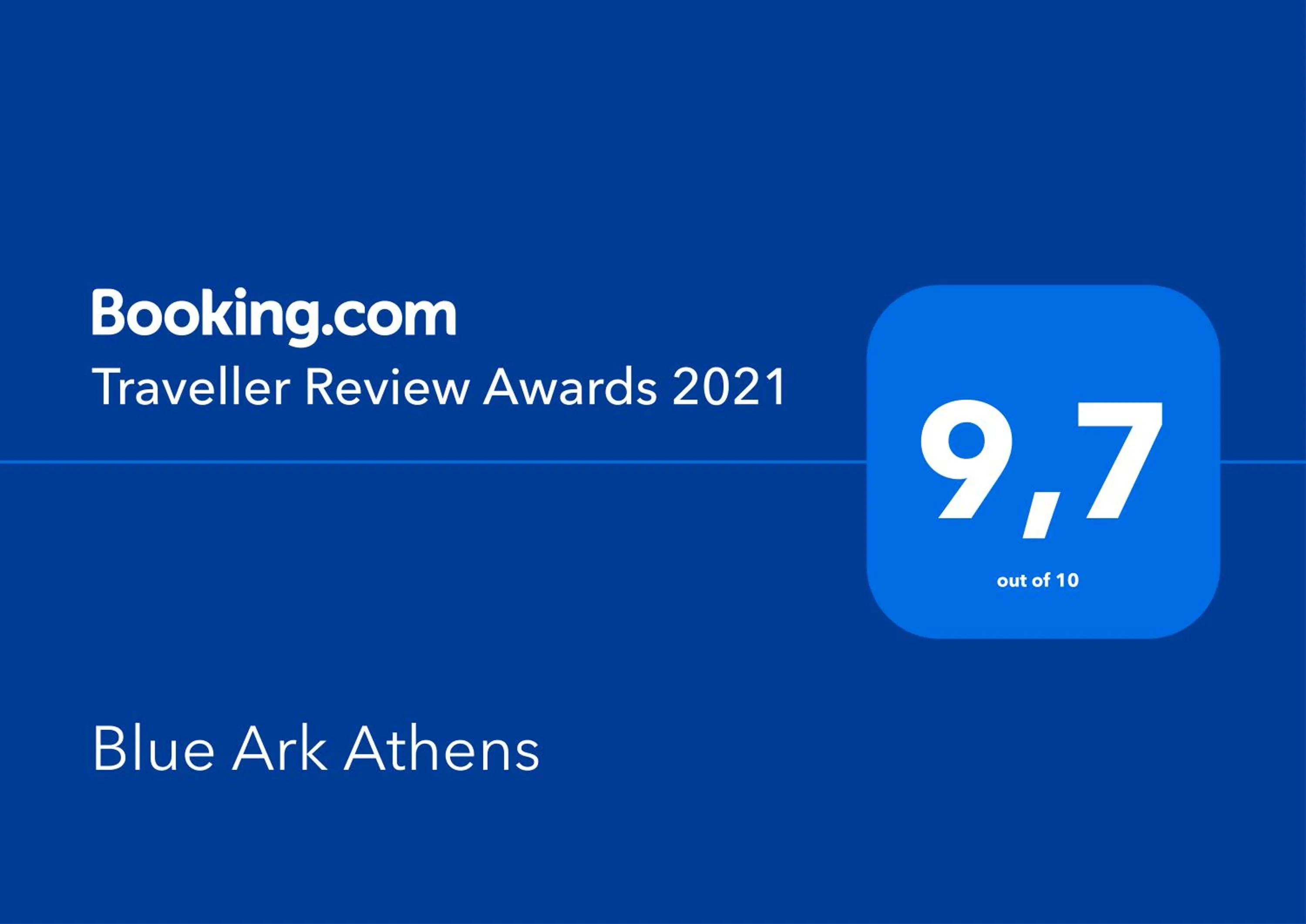 Certificate/Award in Blue Ark Athenian Nest