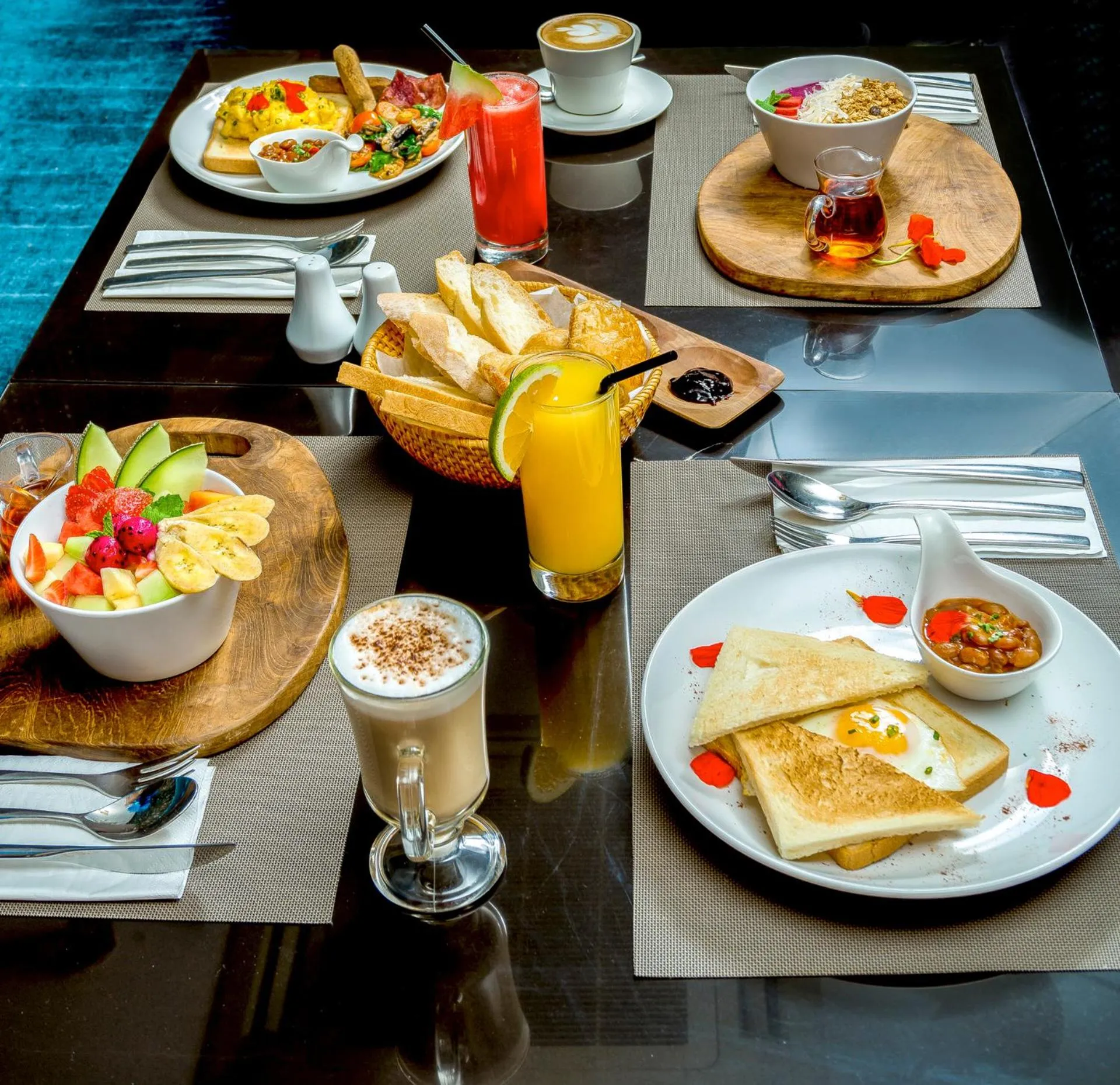 Continental breakfast in Imani Suites