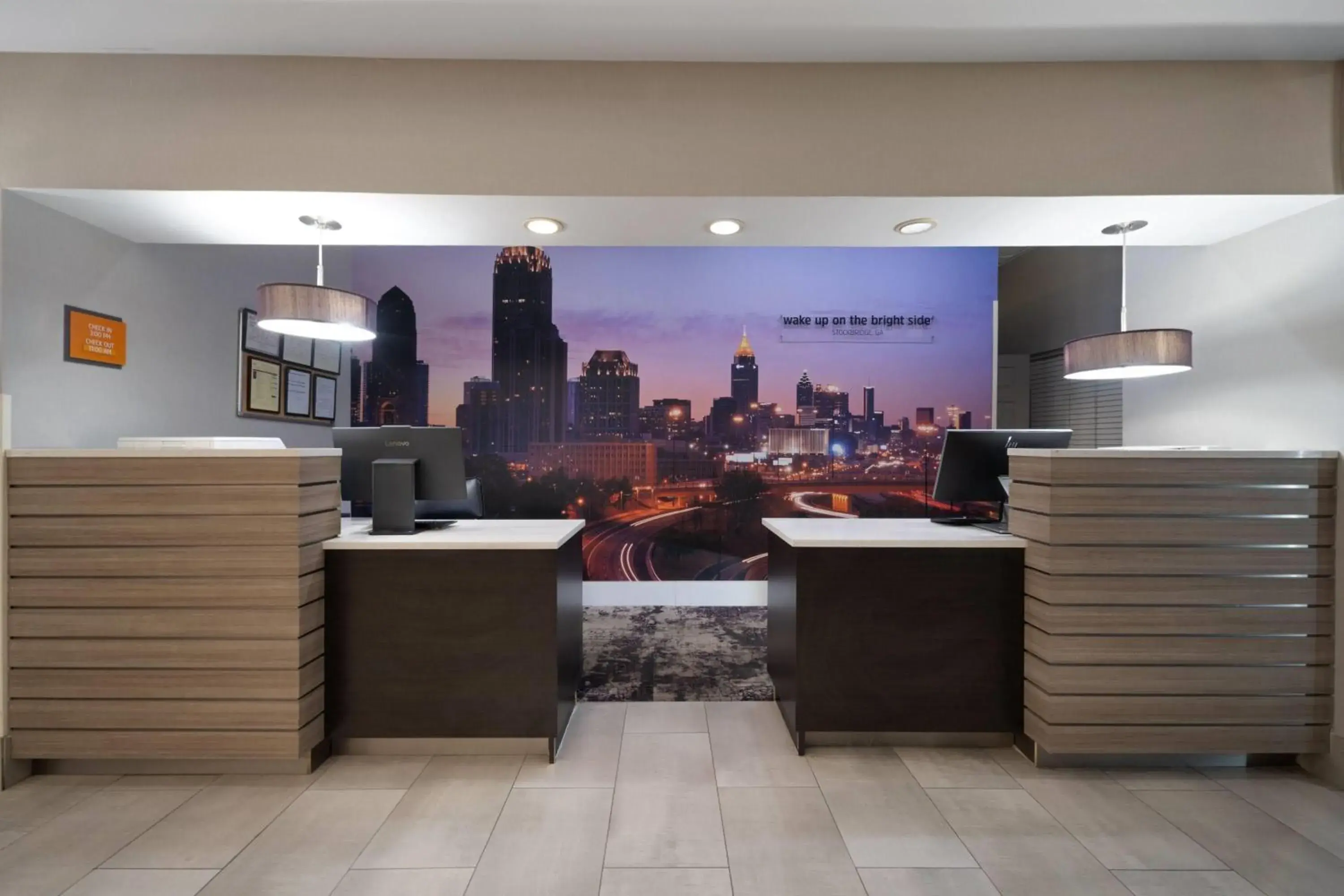 Lobby or reception in La Quinta by Wyndham Atlanta Stockbridge Lobby or reception in La Quinta by Wyndham Atlanta Stockbridge