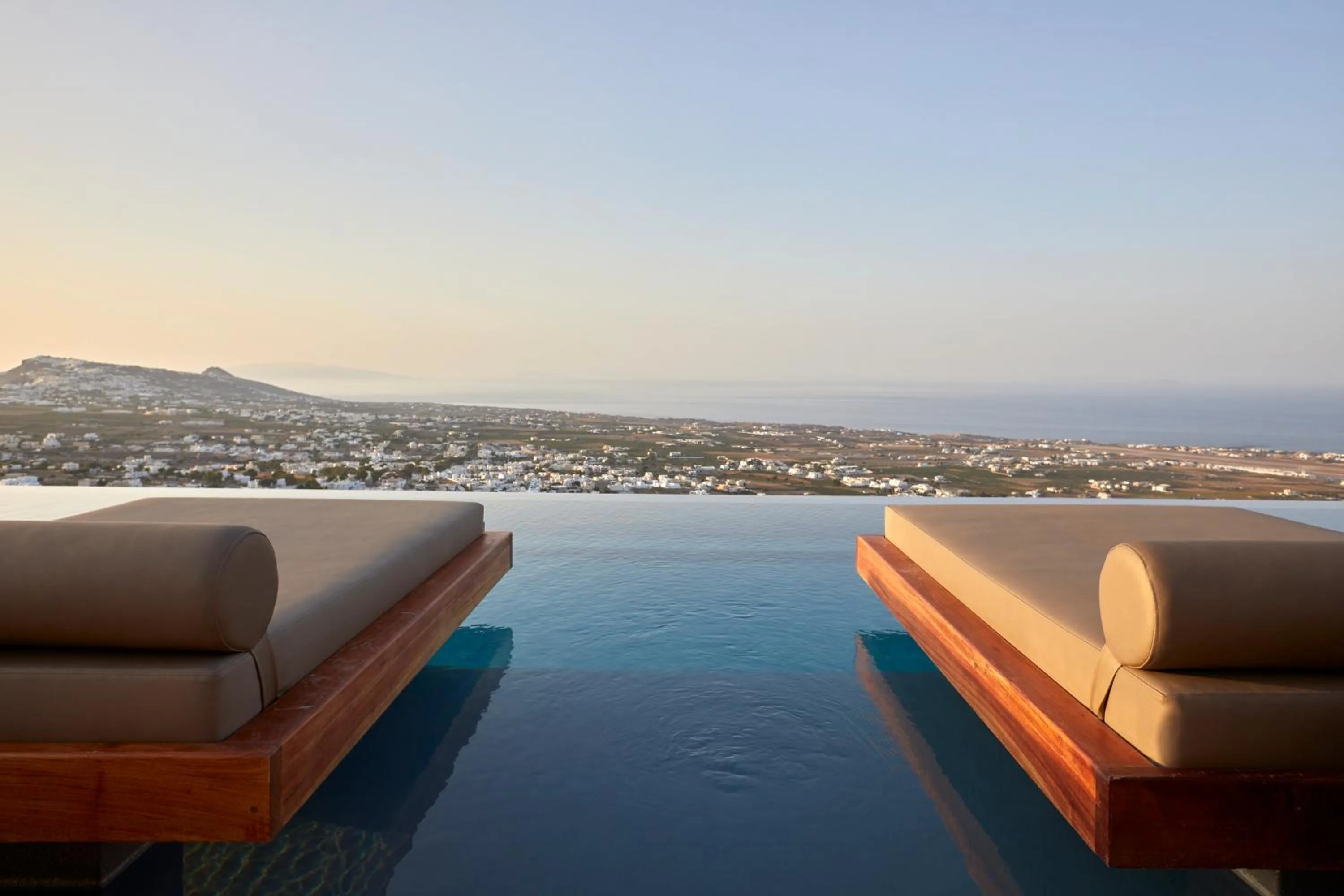 Swimming pool in North Santorini - A Luxury Spa Hotel
