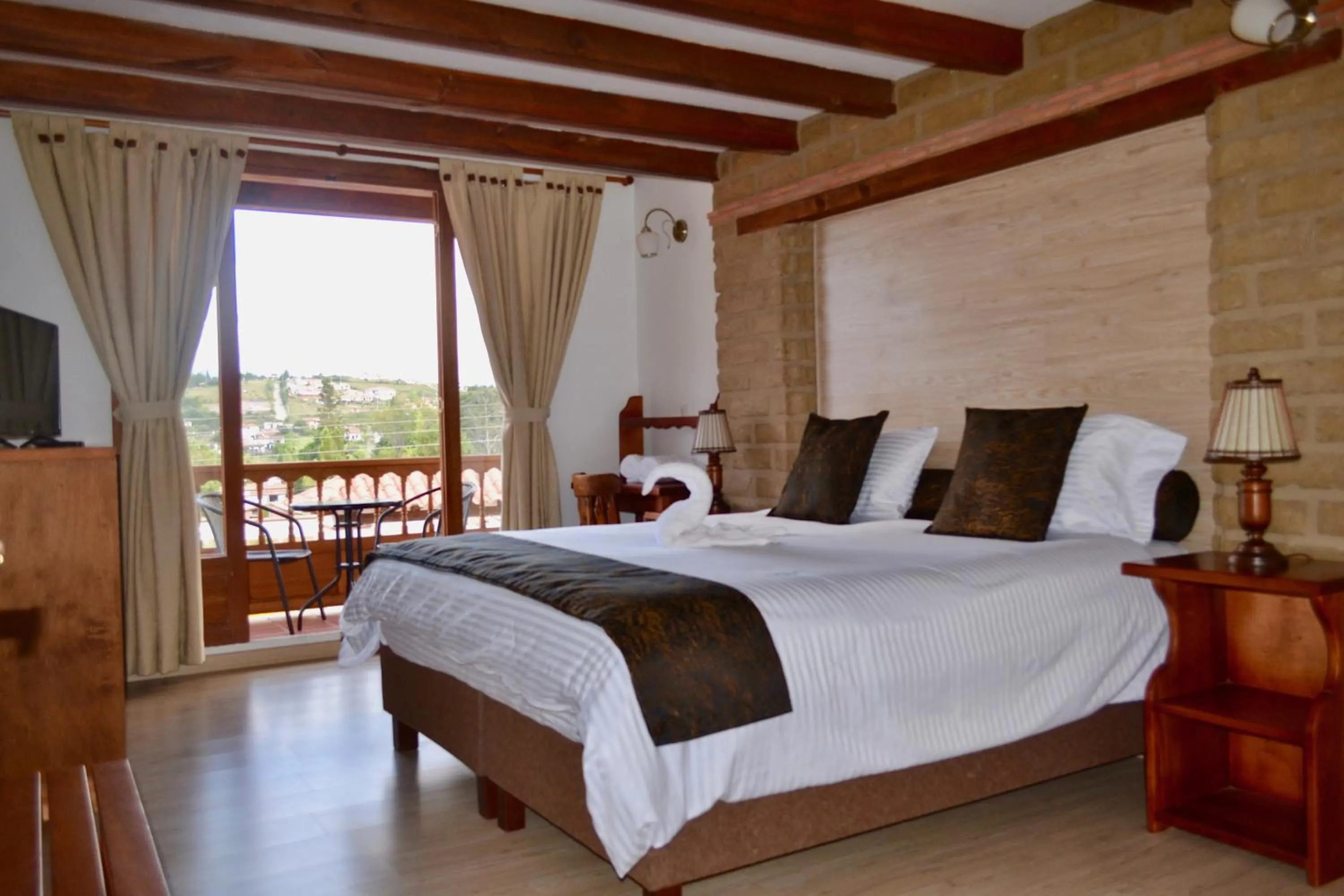 Photo of the whole room, Bed in Hotel El Giro