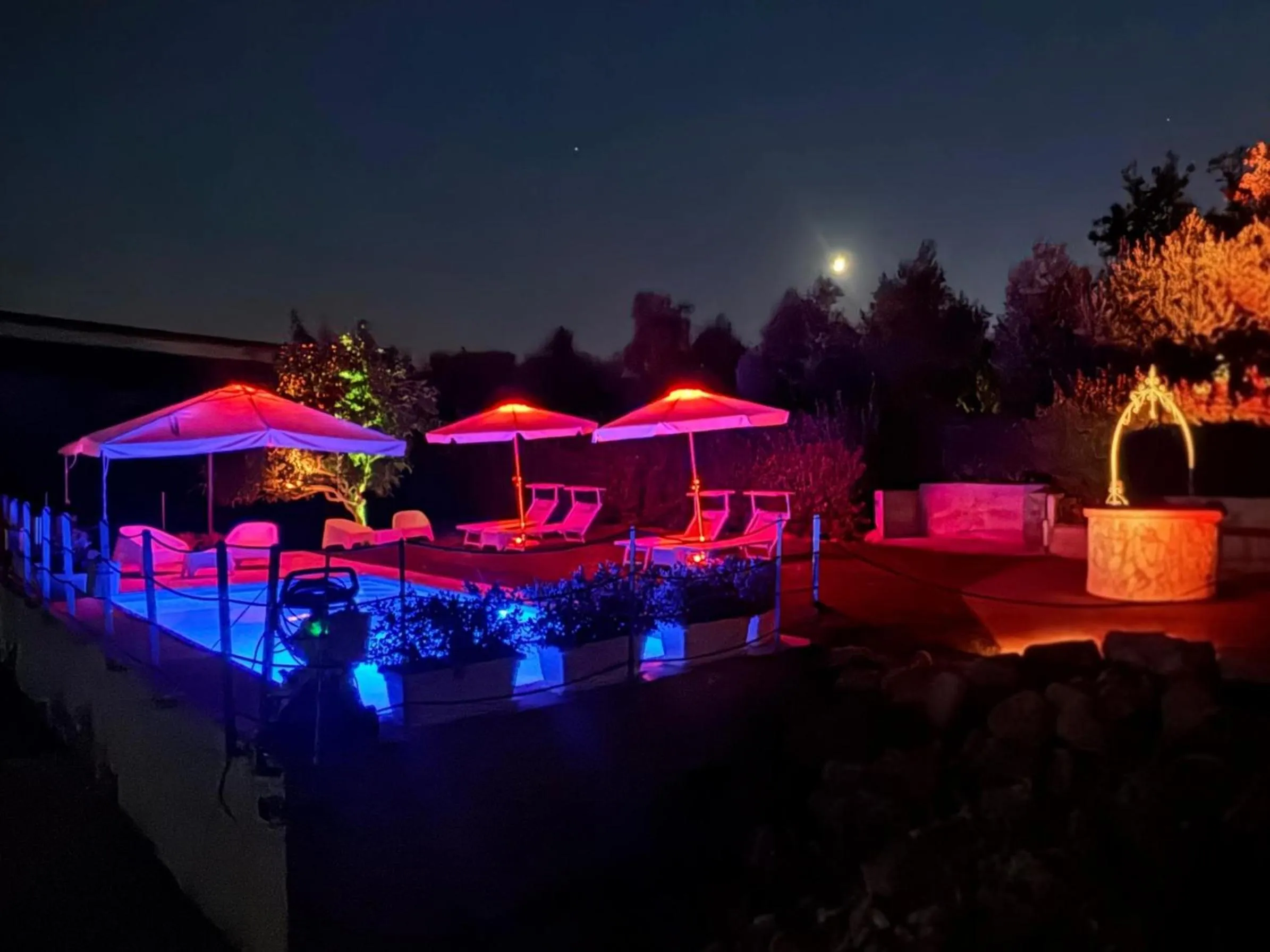 Night in Villa Malvasio Pool and Jacuzzi Room Sassari