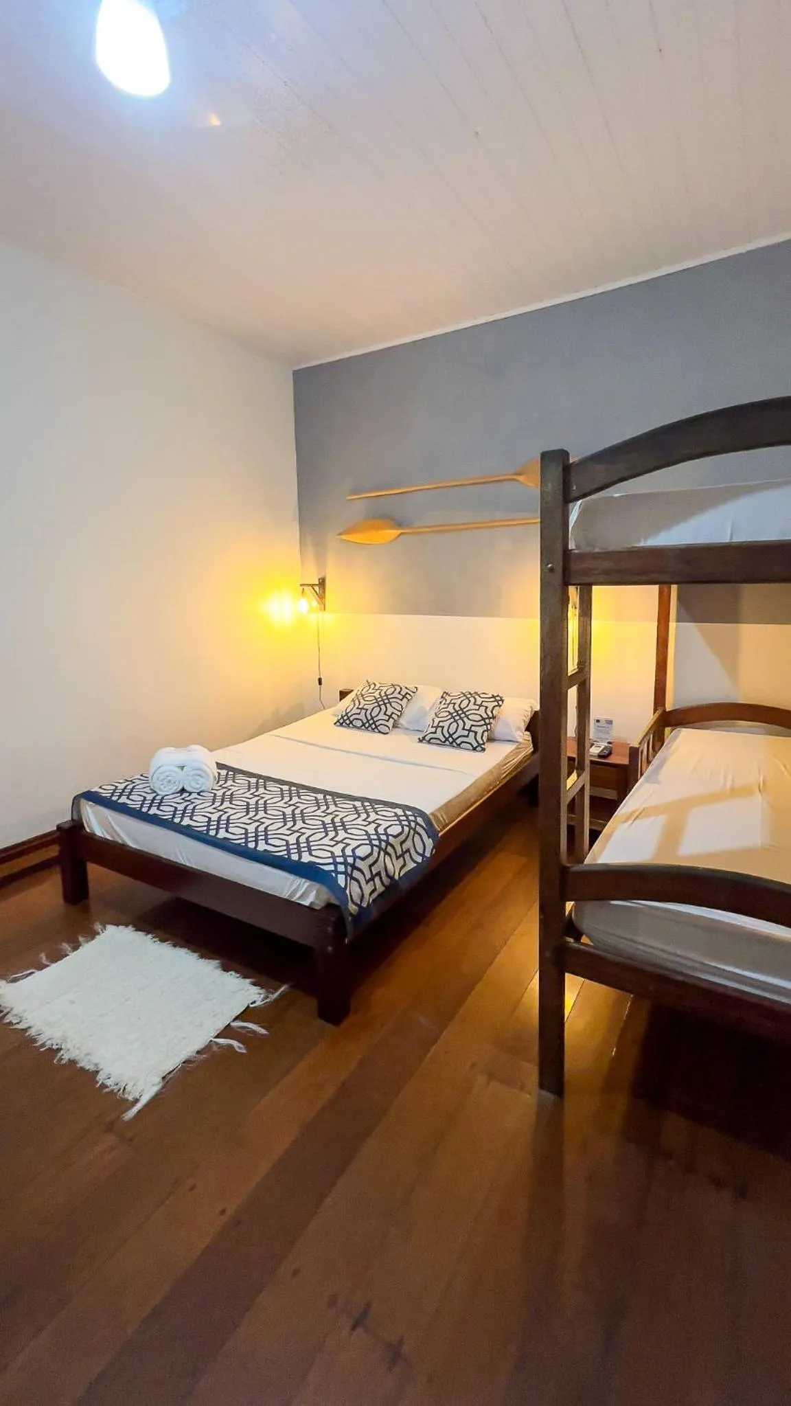 Bed in Pousada Luar do Prata