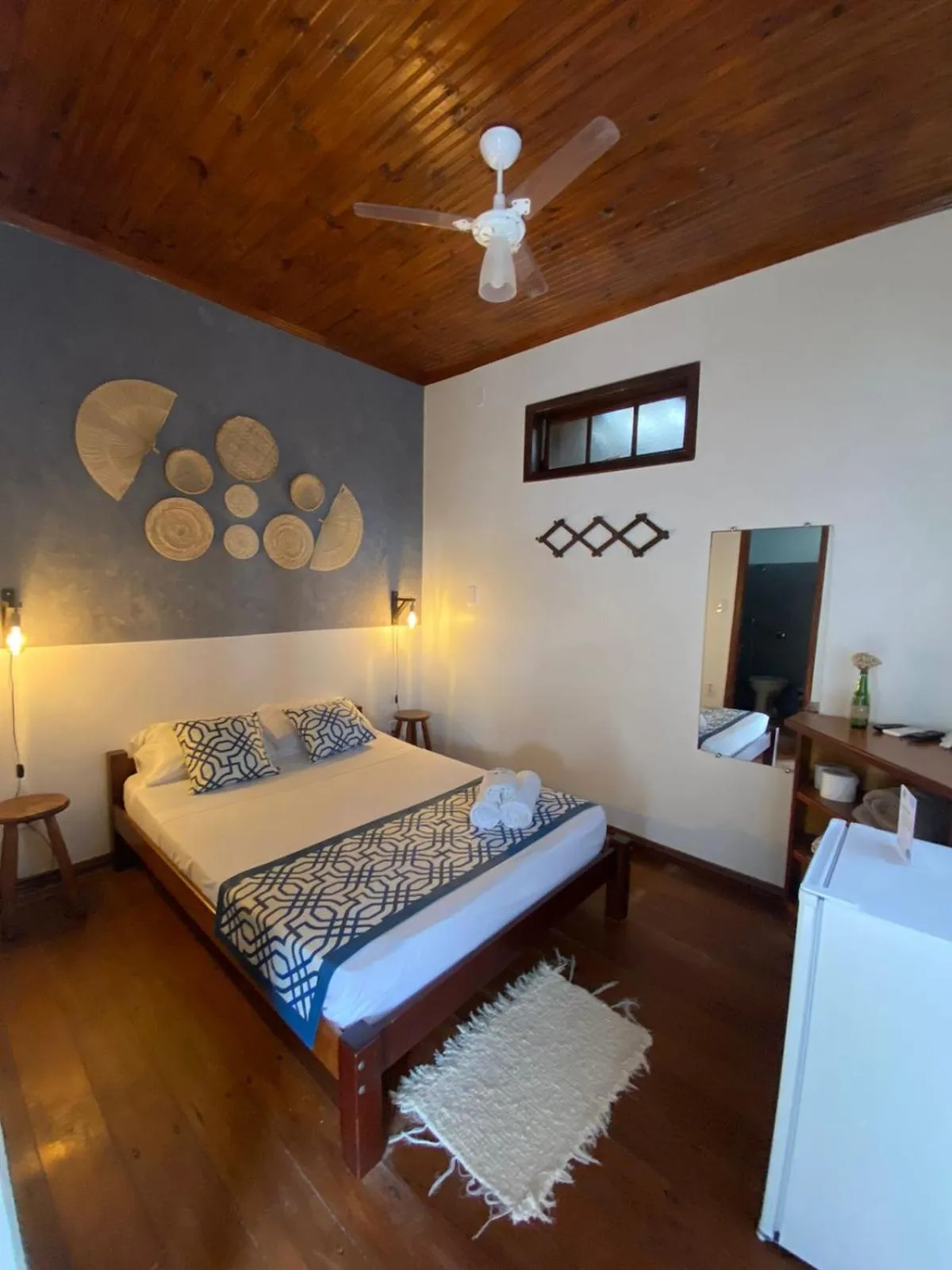 Bed in Pousada Luar do Prata