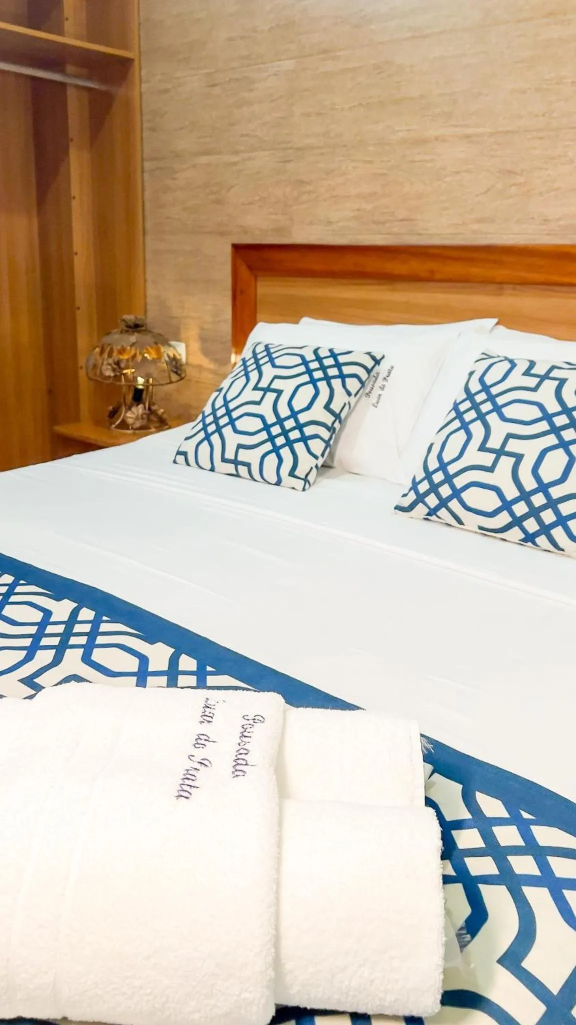 Bed in Pousada Luar do Prata