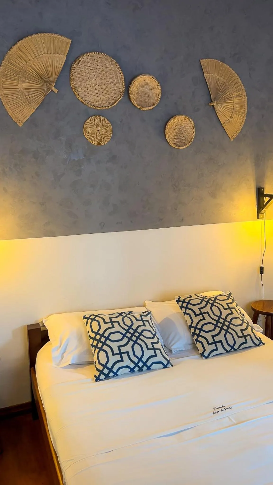 Bed in Pousada Luar do Prata