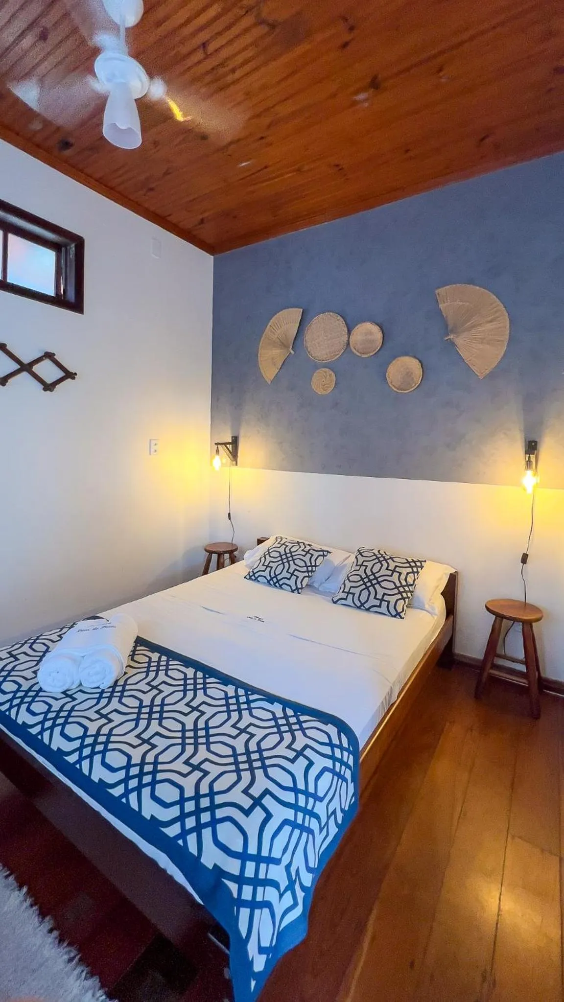 Bed in Pousada Luar do Prata