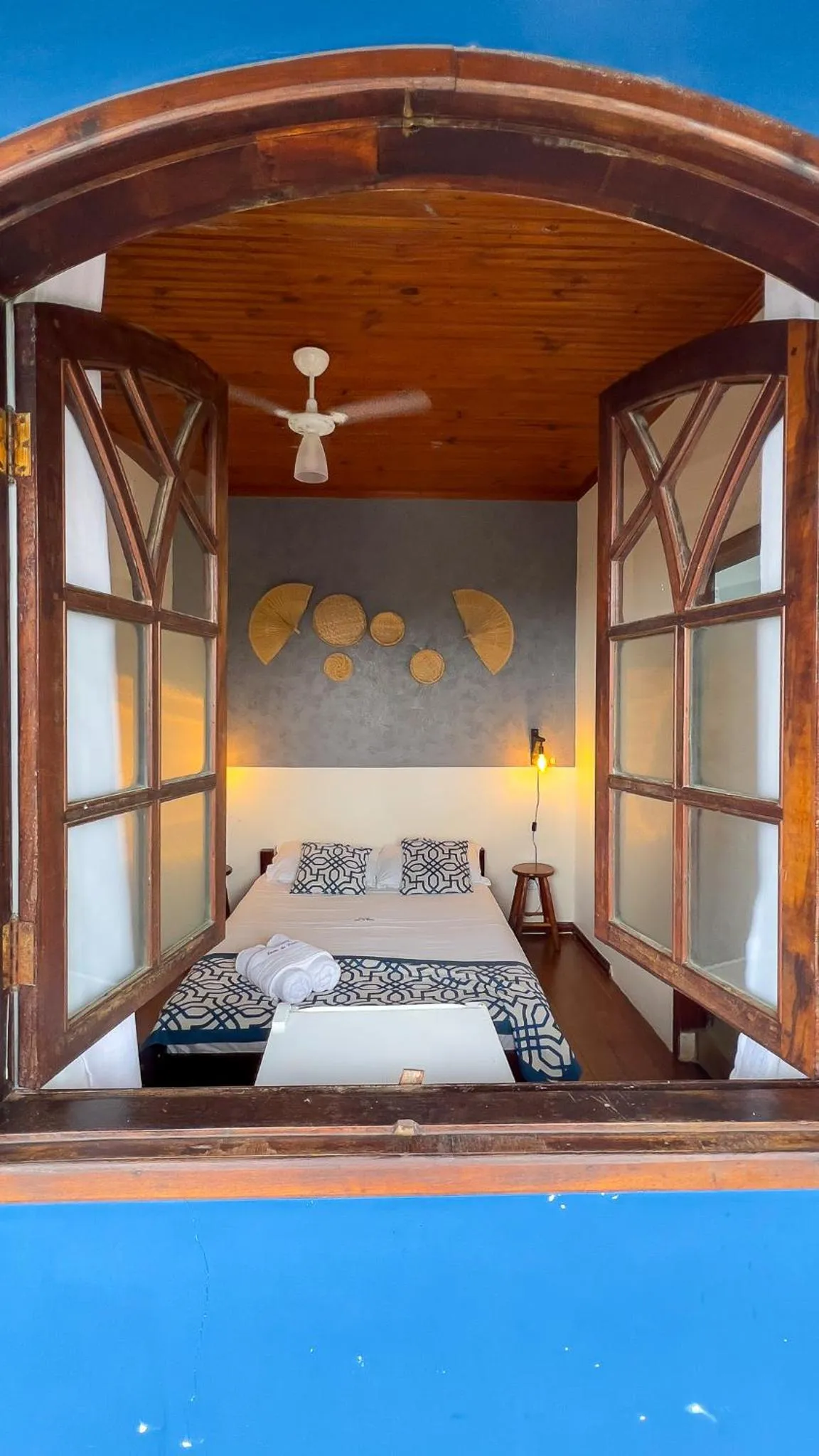 Bed in Pousada Luar do Prata