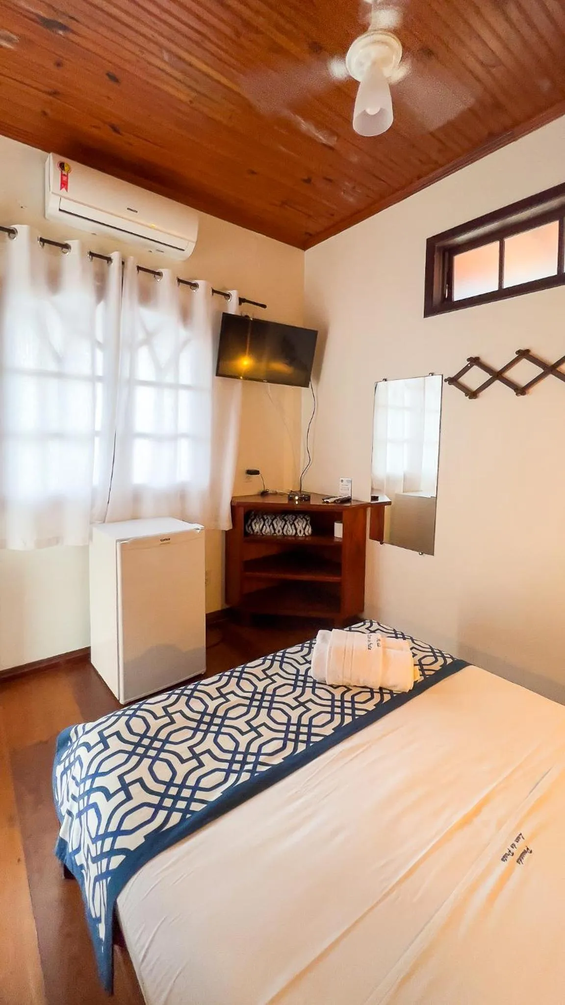 Bed in Pousada Luar do Prata