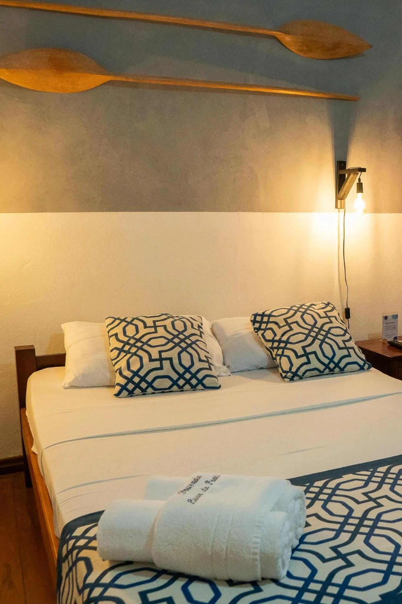 Bed in Pousada Luar do Prata