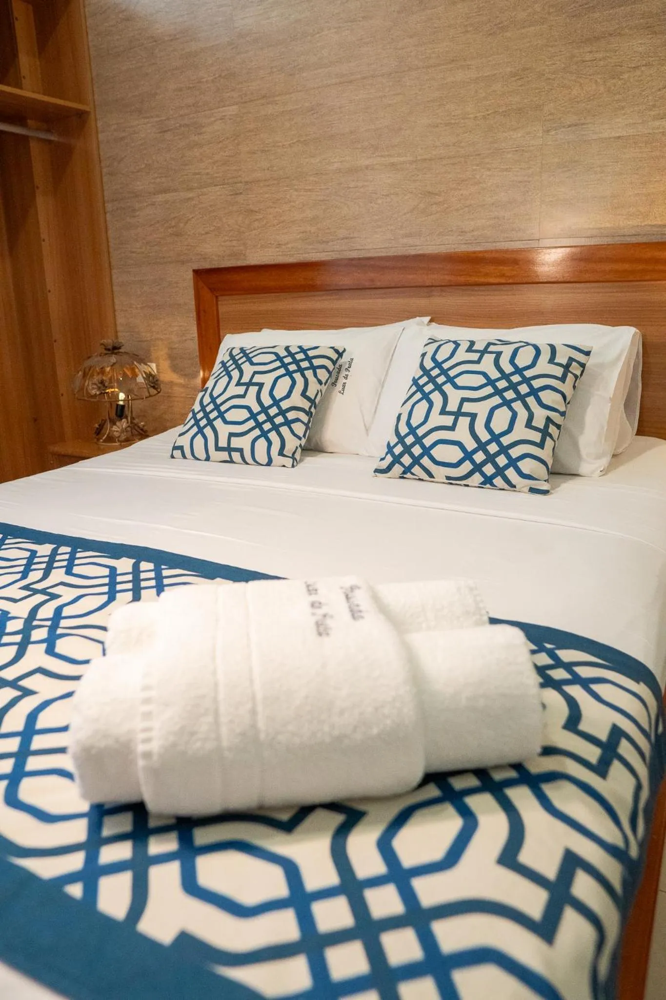 Bed in Pousada Luar do Prata