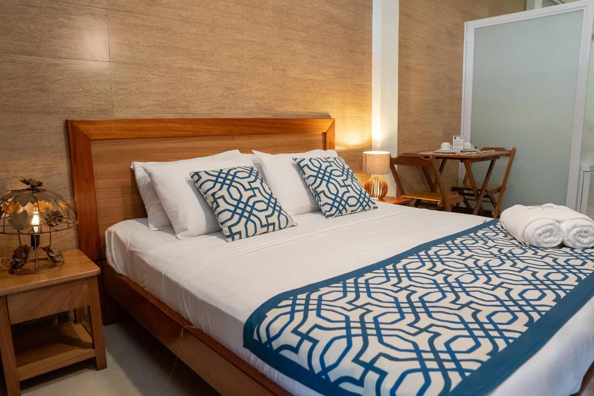 Bed in Pousada Luar do Prata