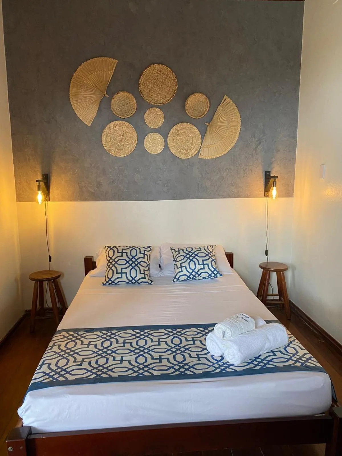 Bed in Pousada Luar do Prata