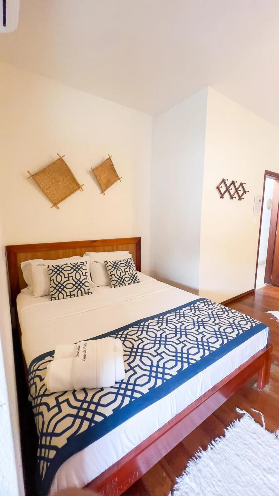 Bed in Pousada Luar do Prata