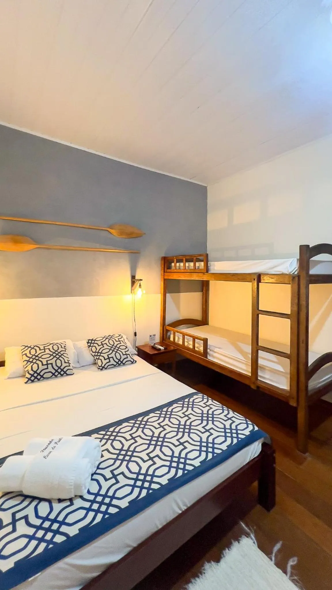 Bed in Pousada Luar do Prata