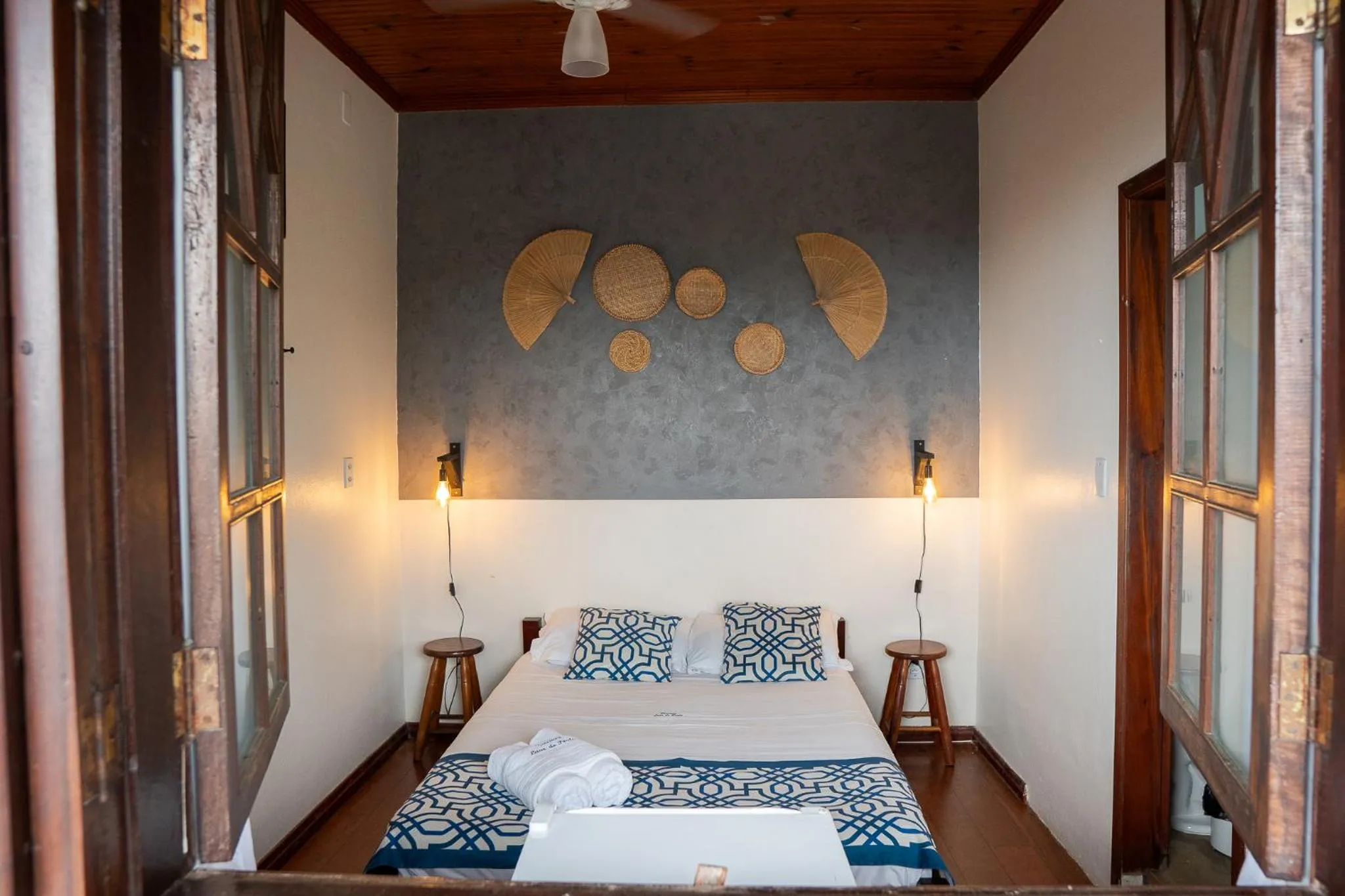 Bed in Pousada Luar do Prata