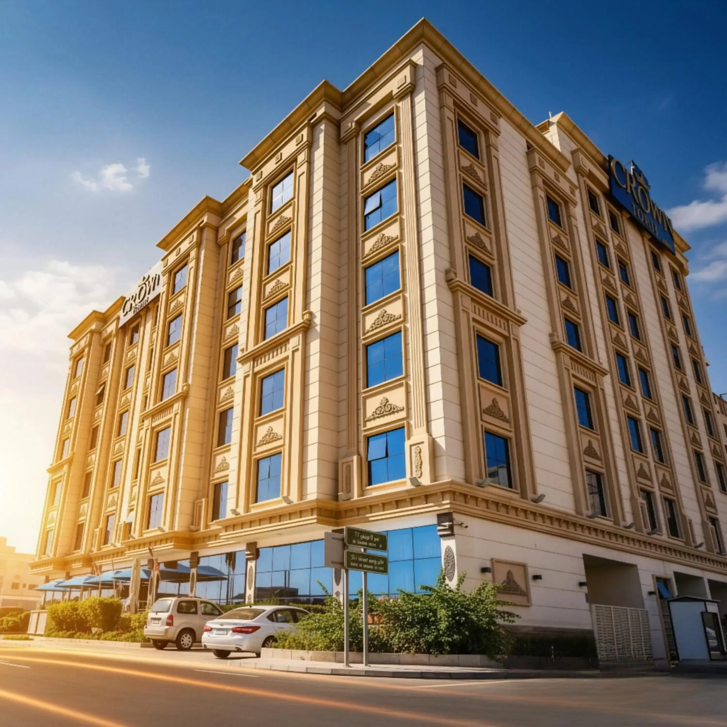 Property building in Crown Town Hotel Property building in Crown Town Hotel