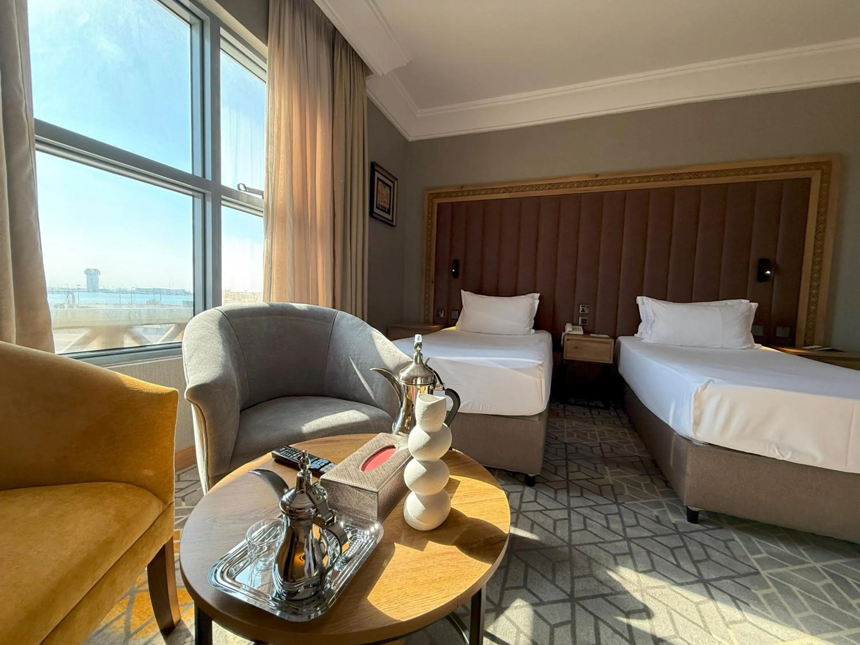 Bedroom, Bed in Crown Town Hotel