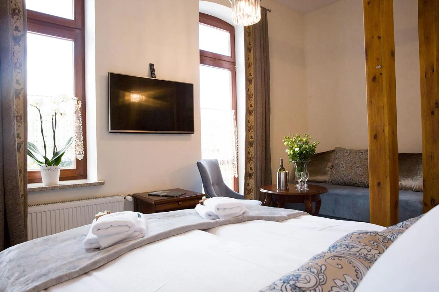 Bed in Villa Mistral