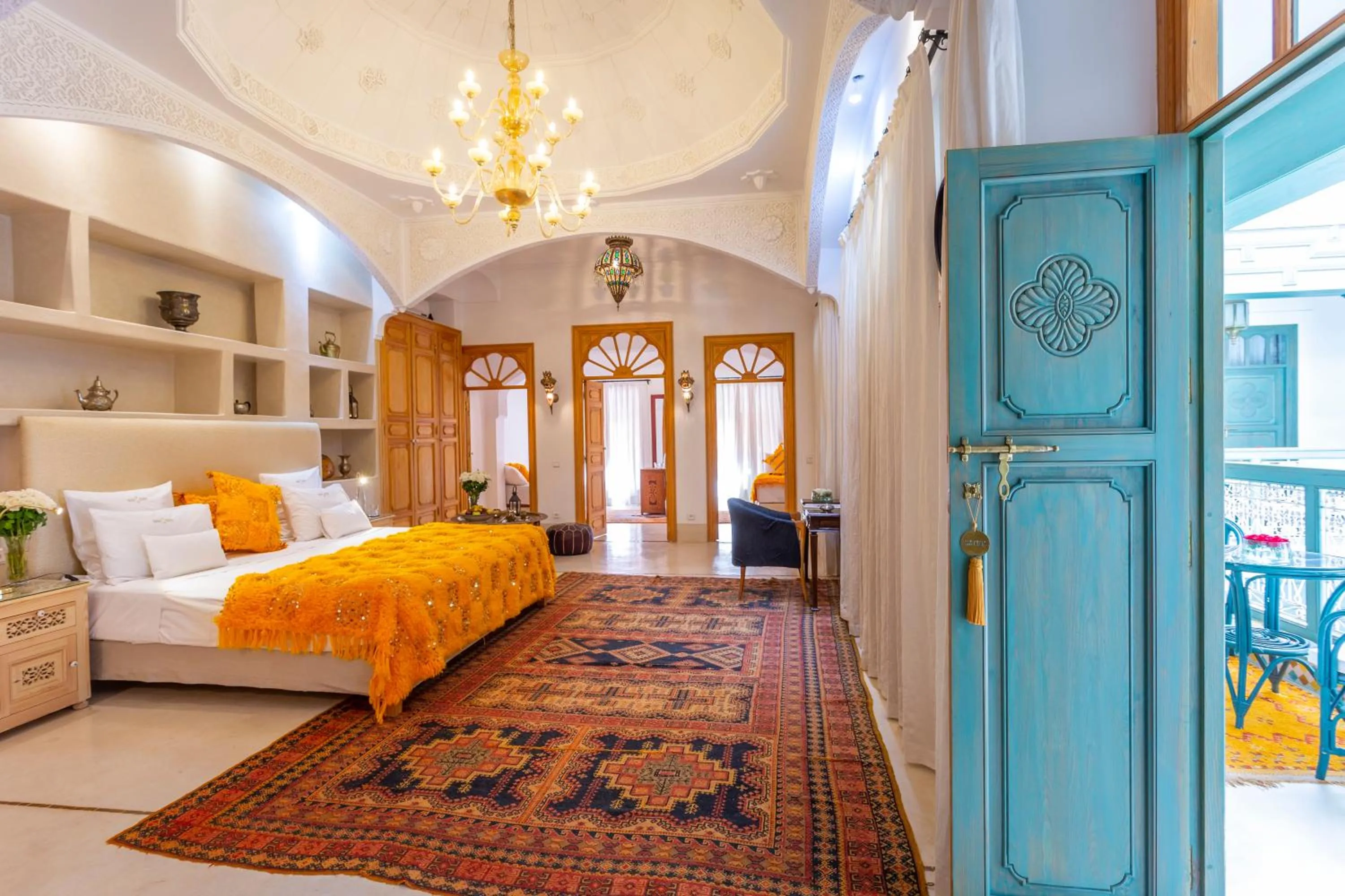 Photo of the whole room, Bed in Riad Azahar
