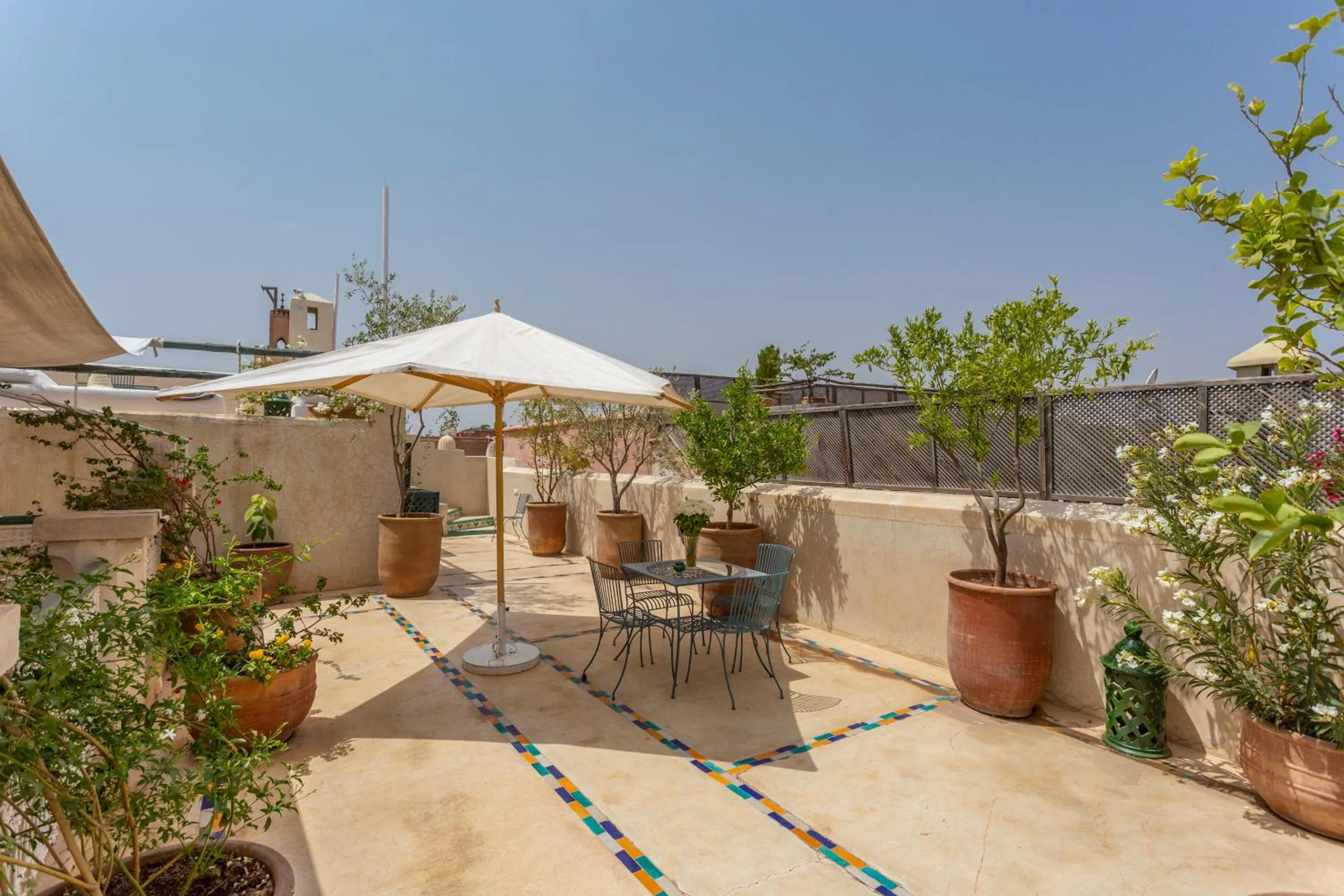 Balcony/Terrace in Riad Azahar