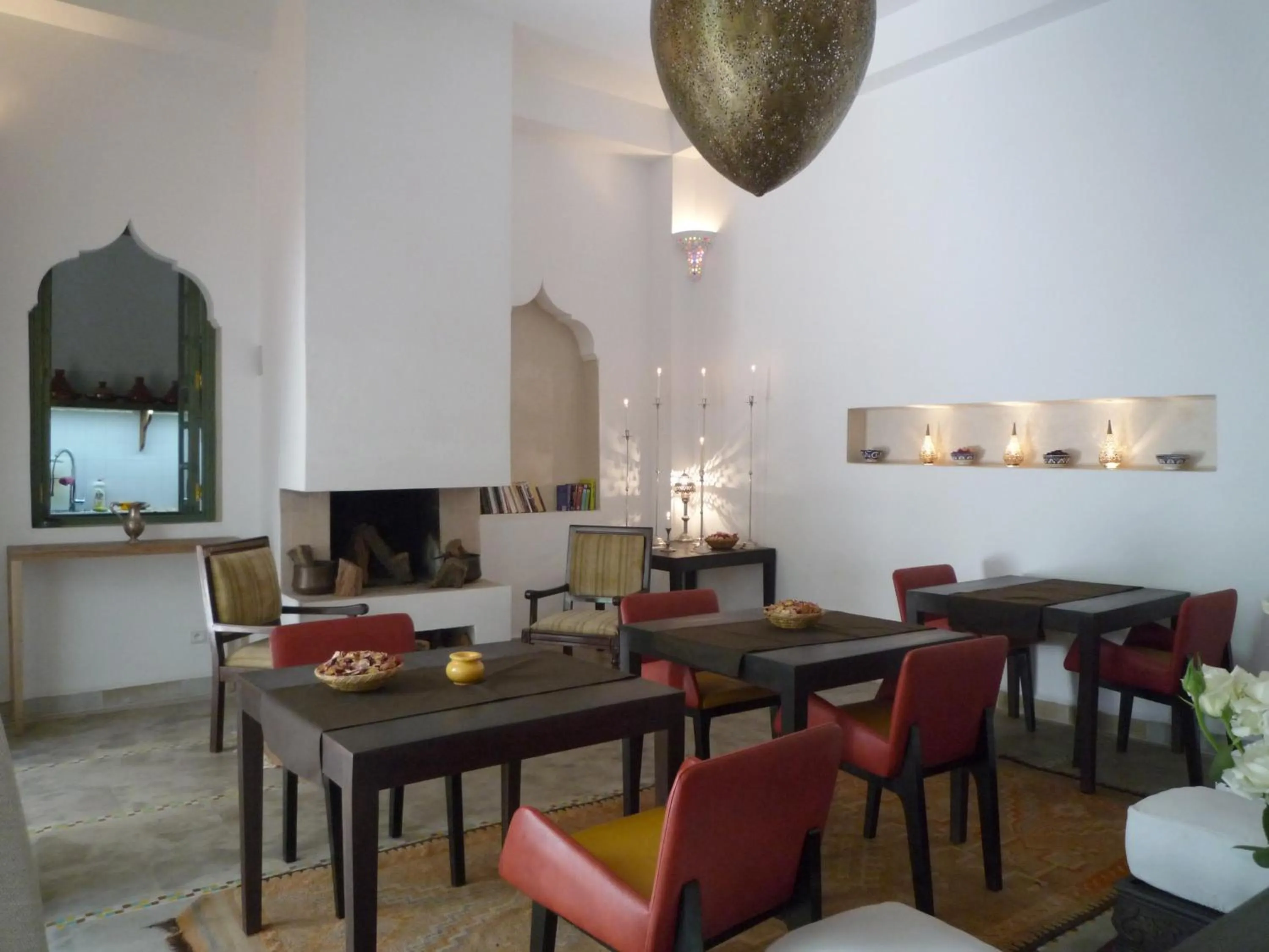 Living room in Riad Azahar