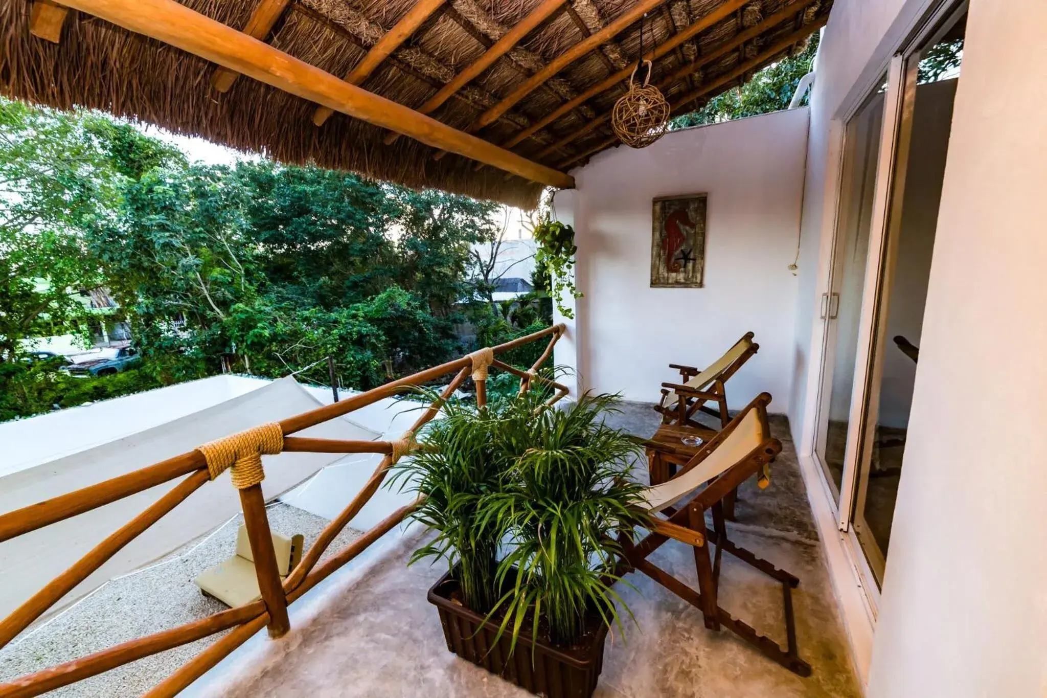 Balcony/Terrace in Hotel Nicte Ha Tulum