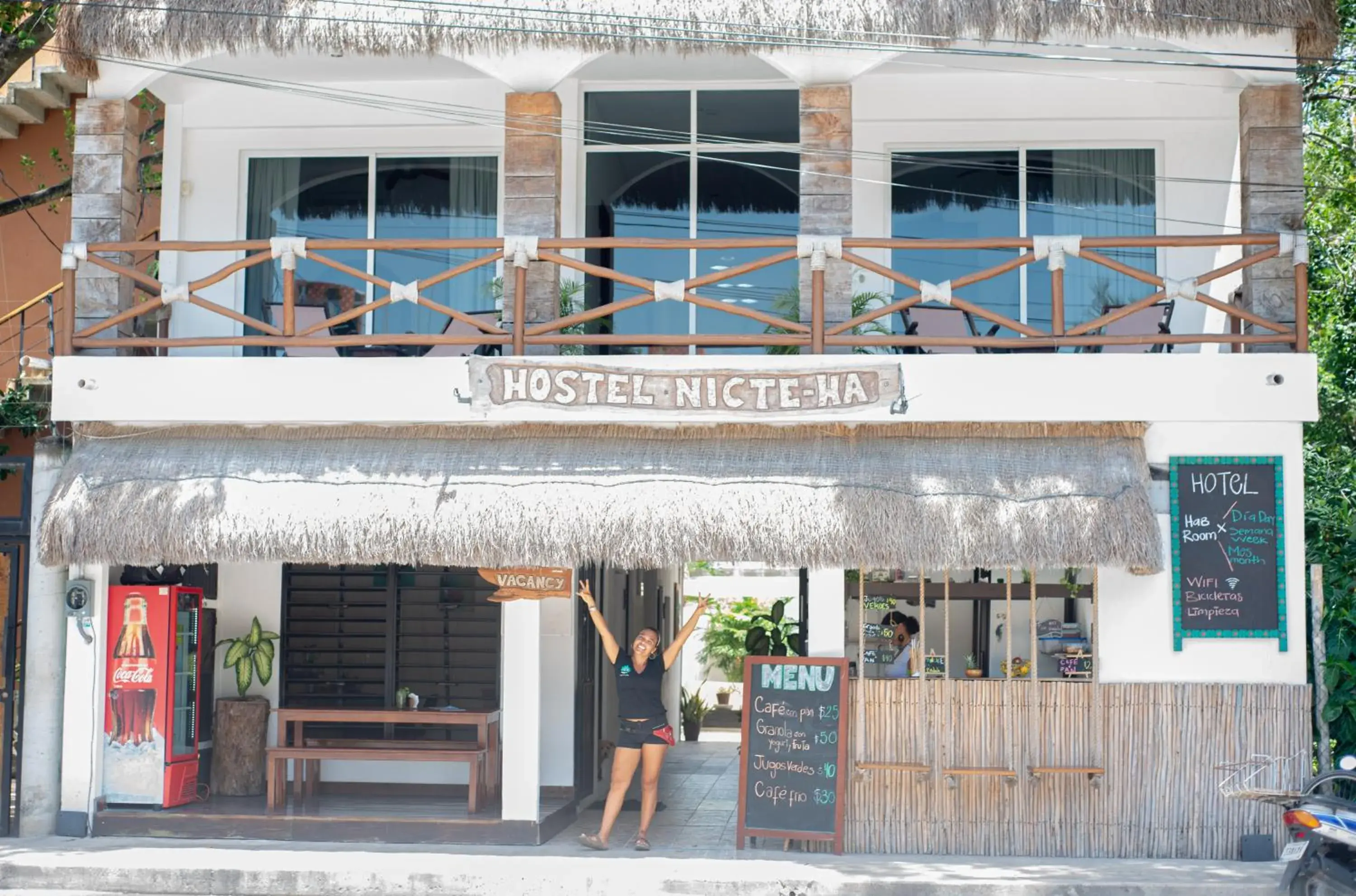 Facade/entrance in Hotel Nicte Ha Tulum