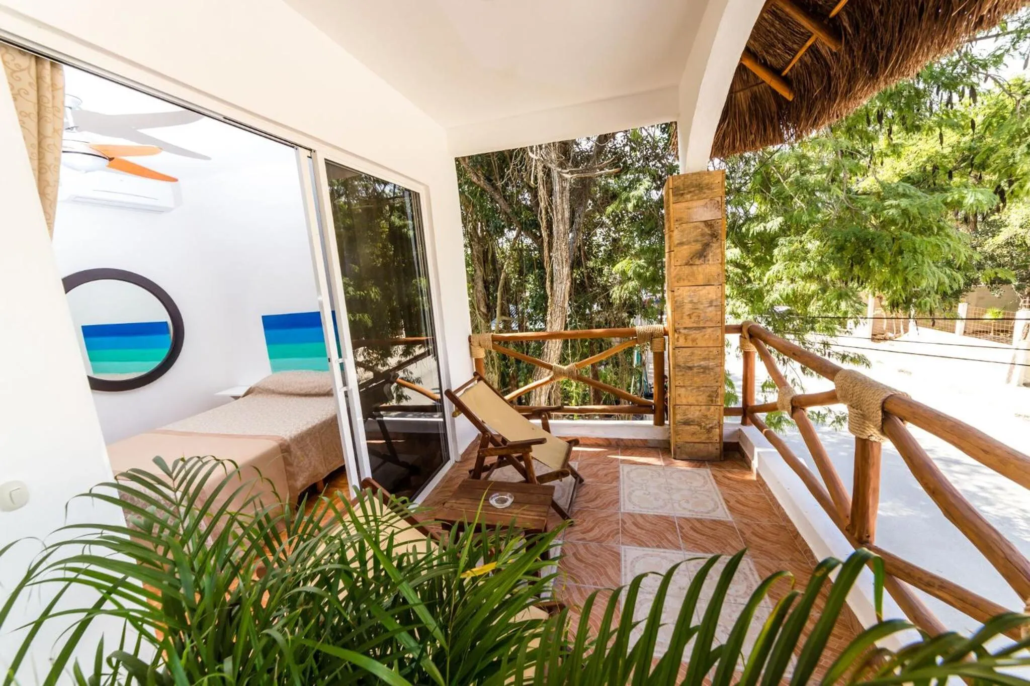 Balcony/Terrace in Hotel Nicte Ha Tulum