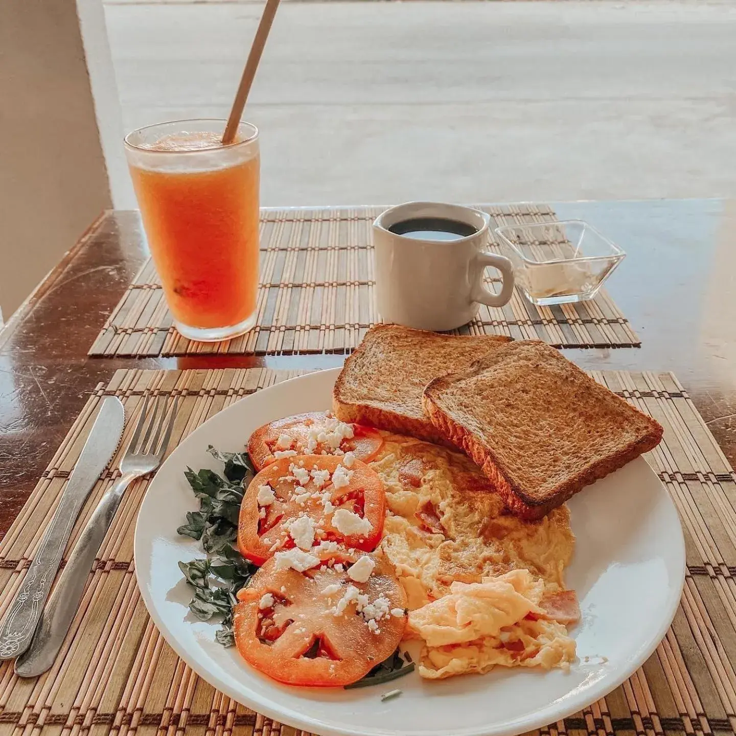 Breakfast in Hotel Nicte Ha Tulum