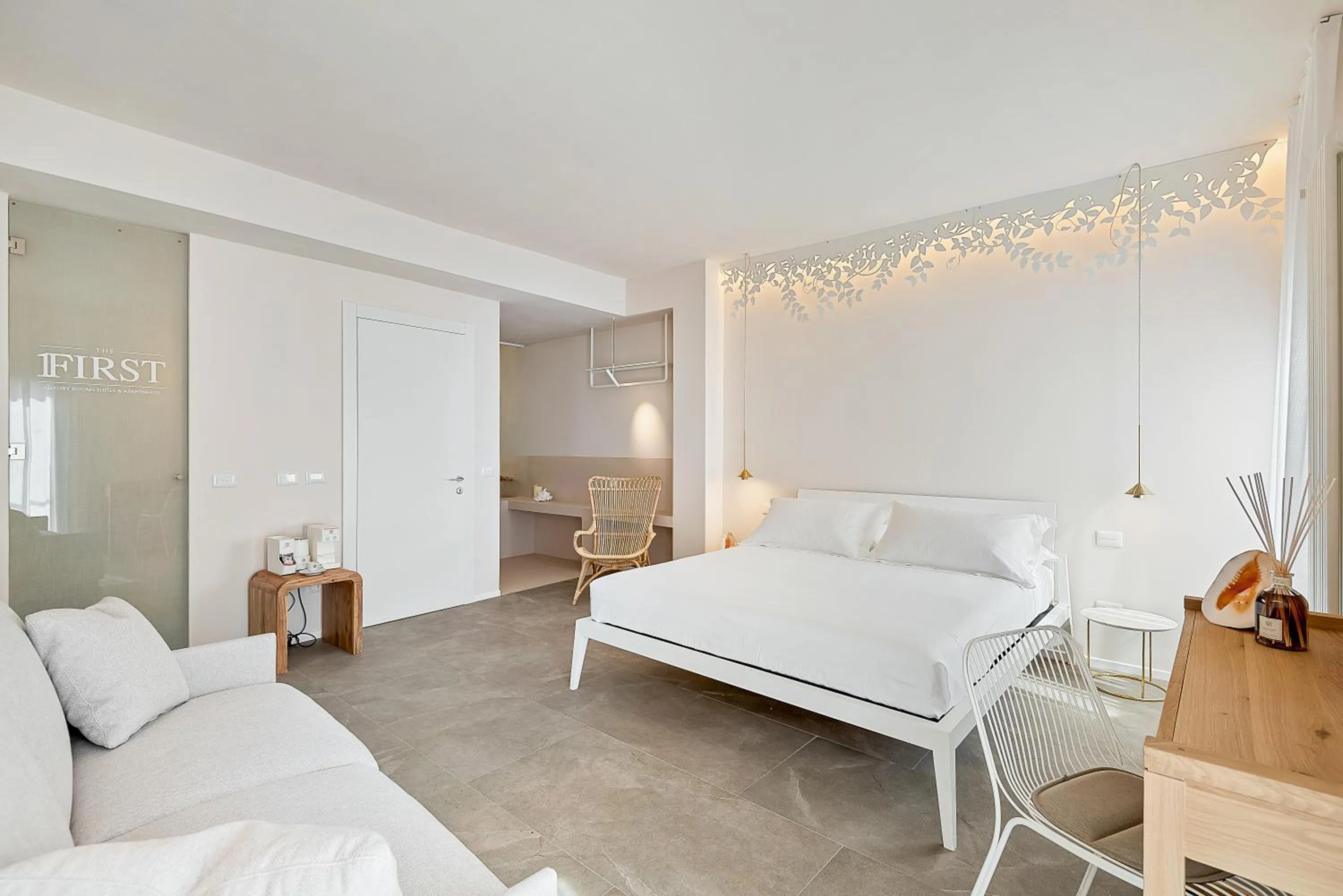 Living room, Bed in La Vista di Marina by The First
