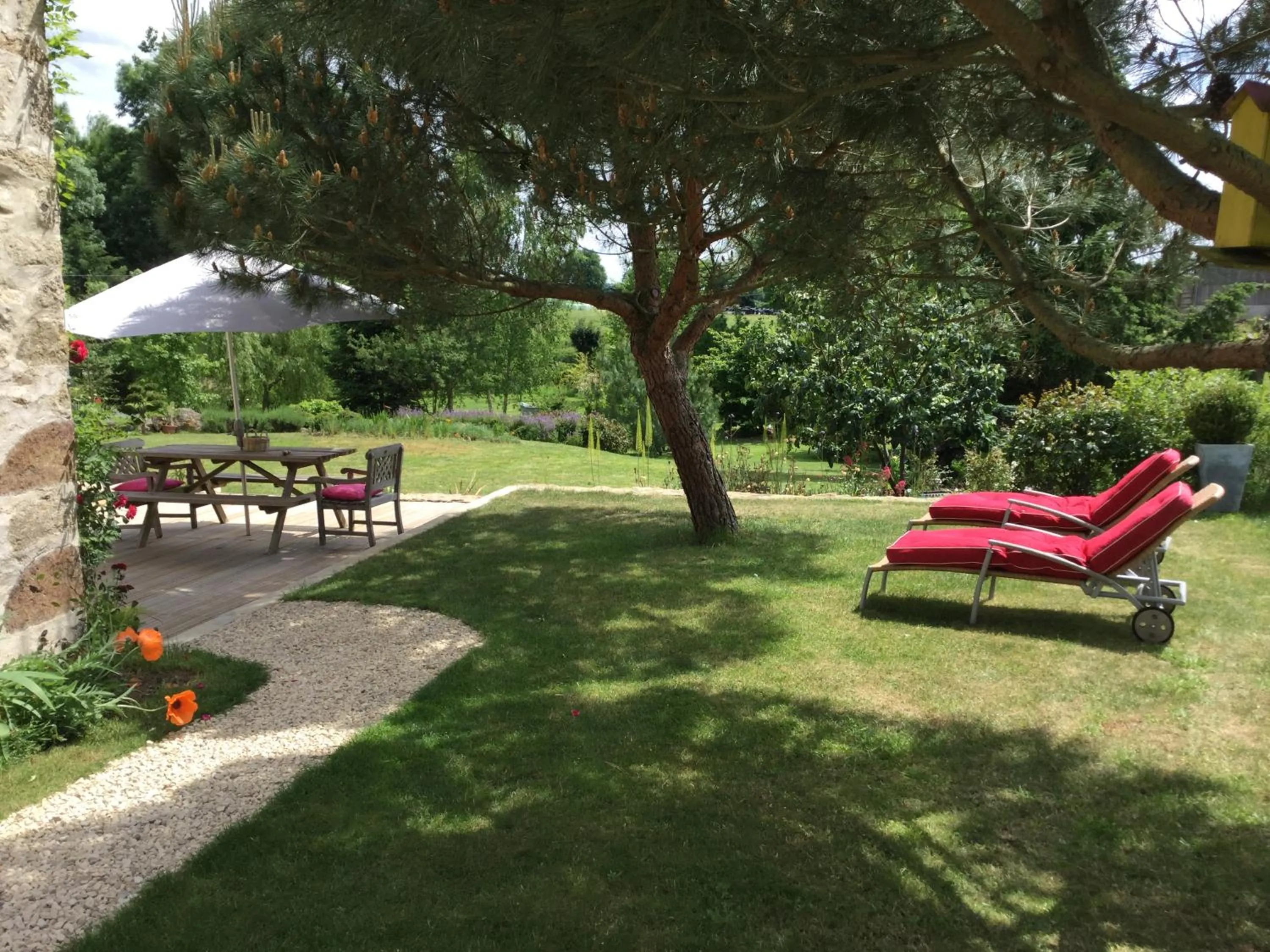 Natural landscape in les epis du vent