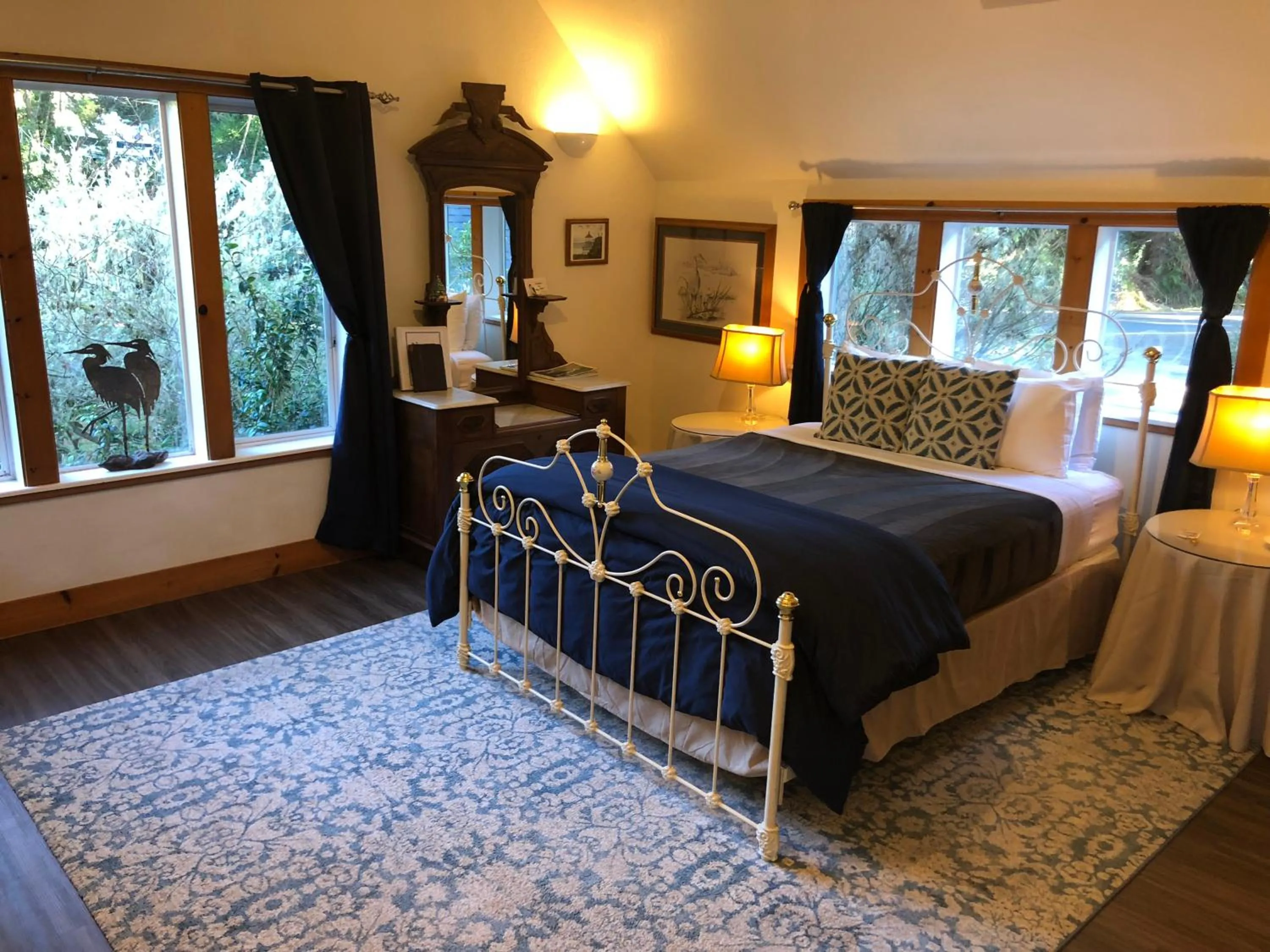 Bed in Lost Whale Inn