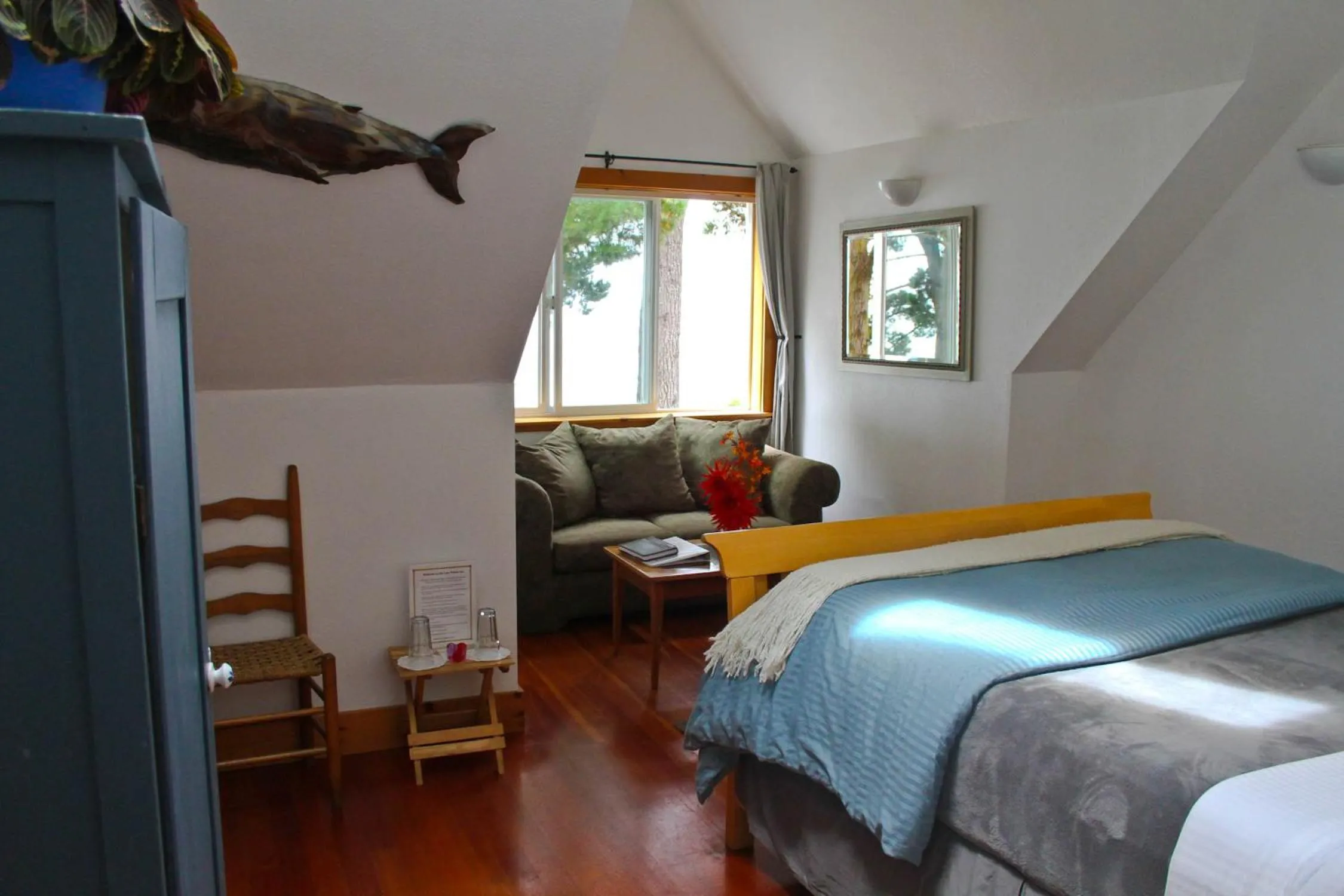 Bed in Lost Whale Inn