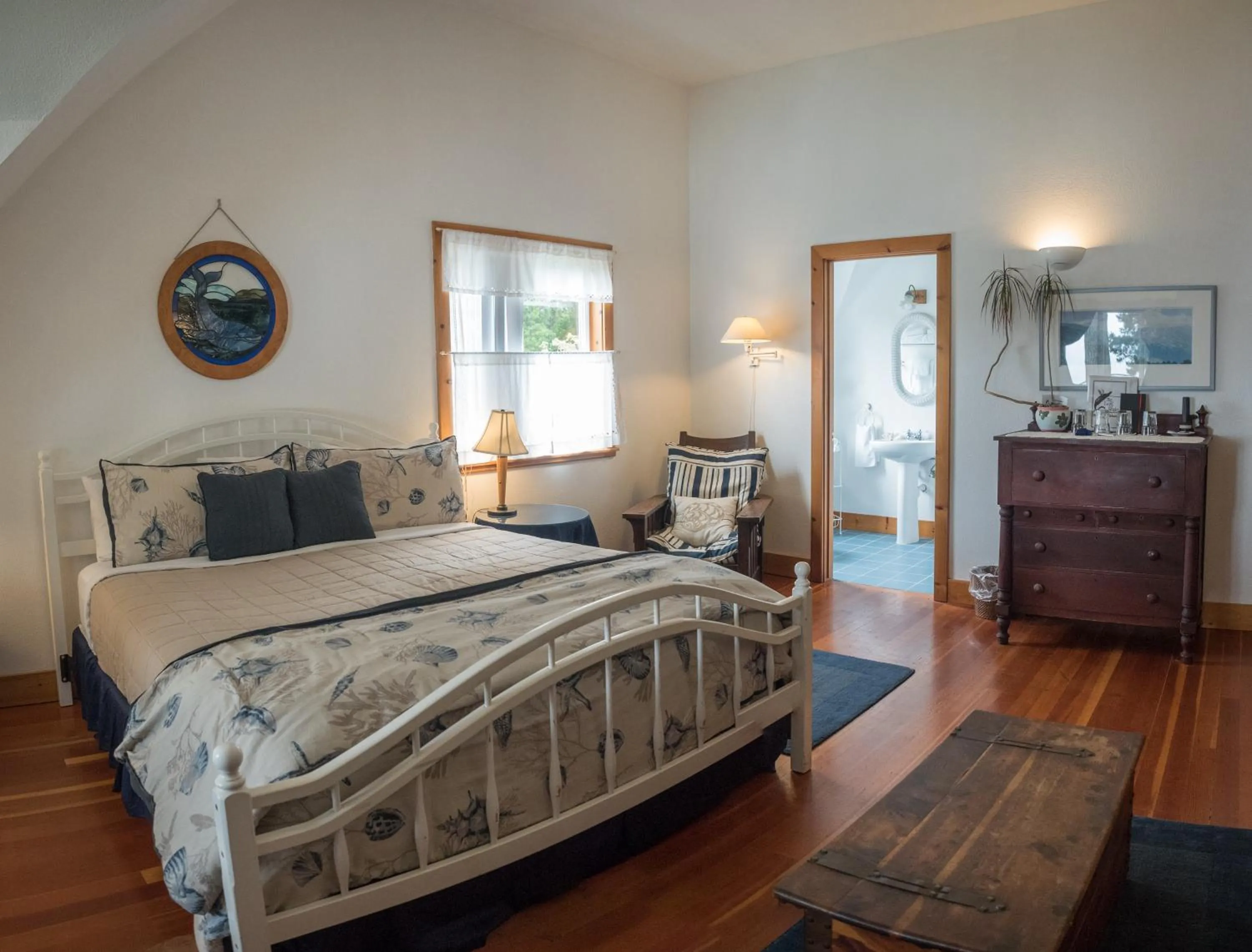 Bed in Lost Whale Inn
