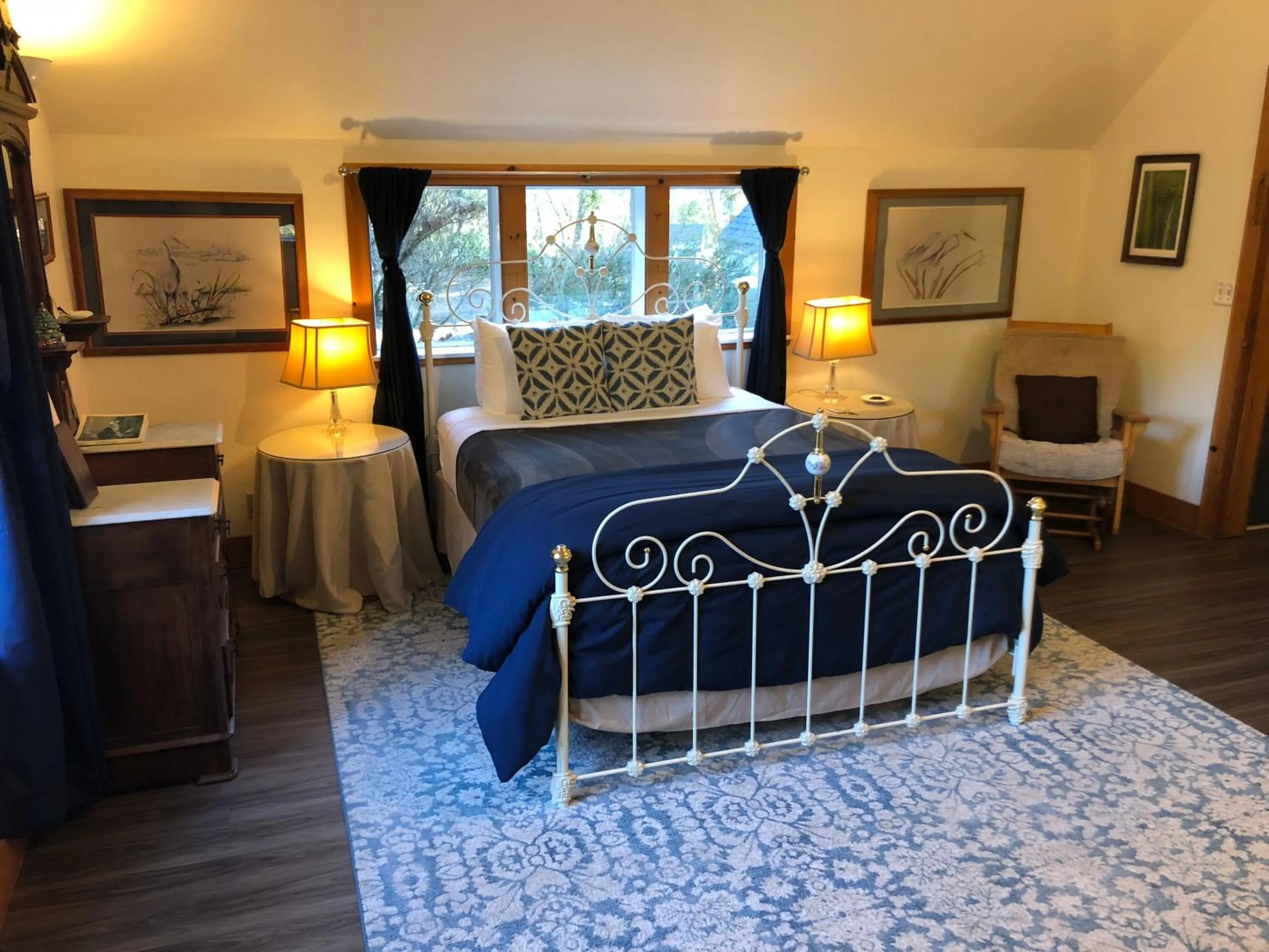 Bed in Lost Whale Inn