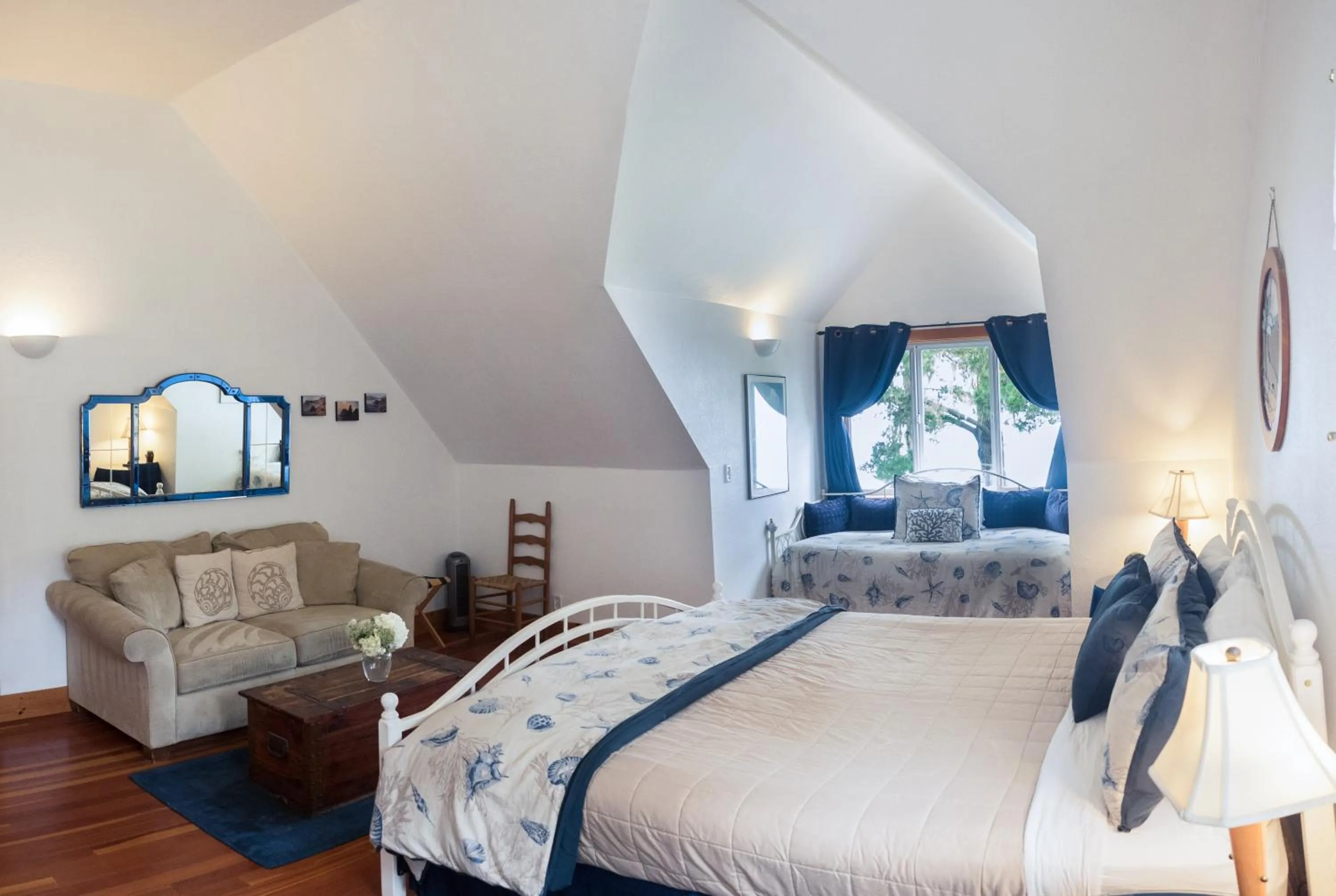 Bed in Lost Whale Inn
