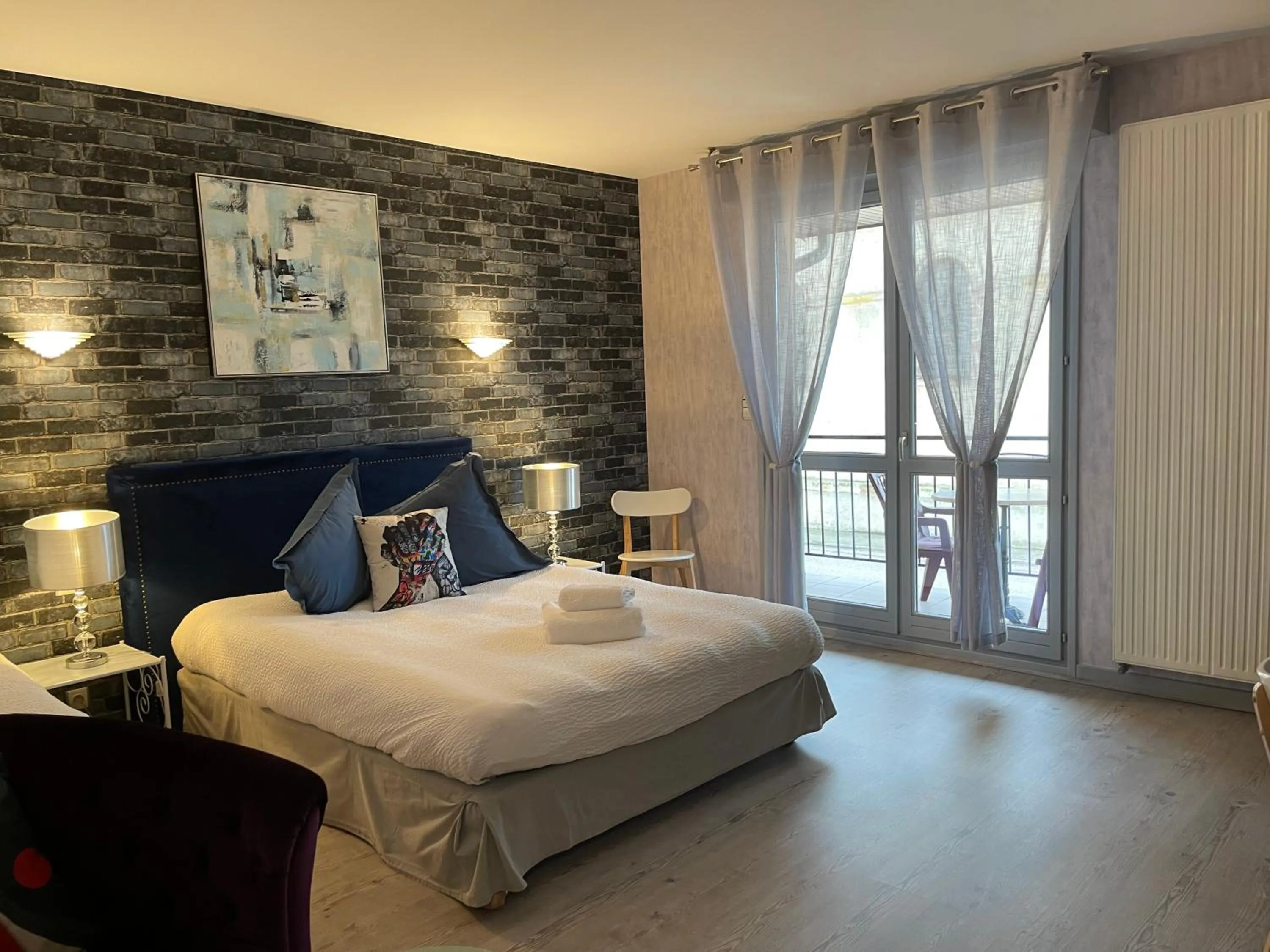 Bed in Relais Vosgien - Hôtel Restaurant "la Table de Sophia"