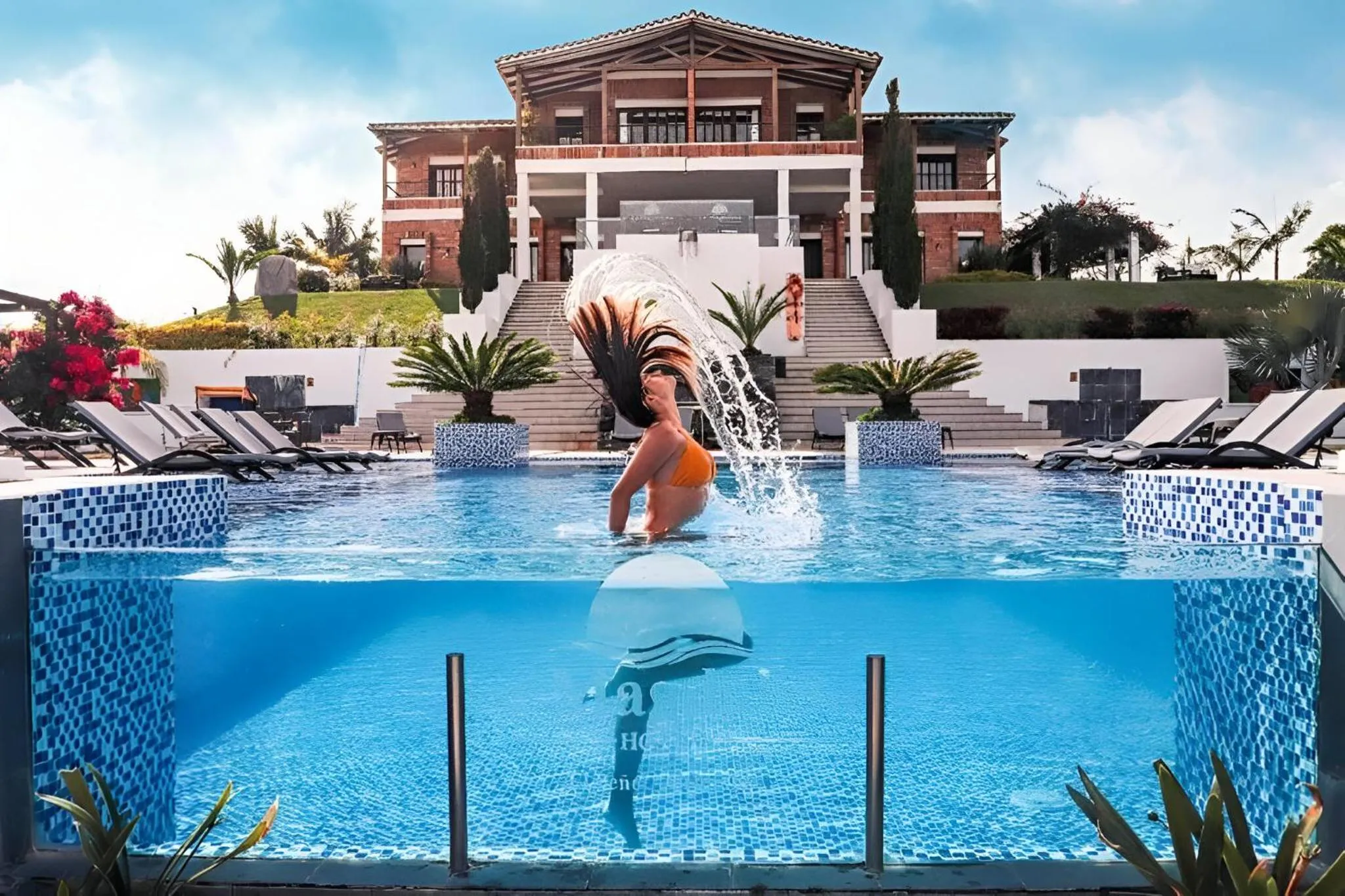 Pool view in Hotel La Magdalena Adult Only