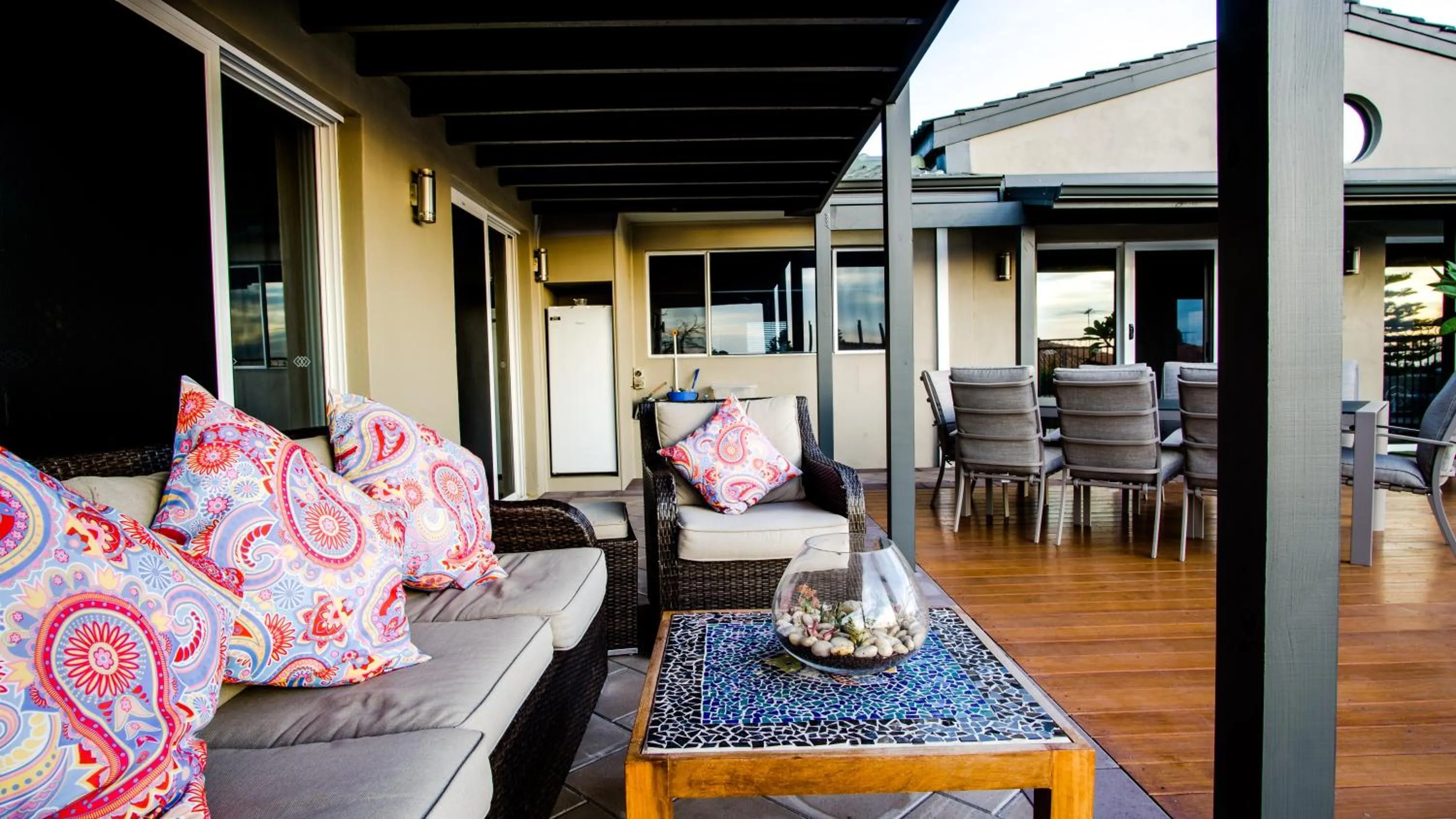 Patio in Mullaloo B & B