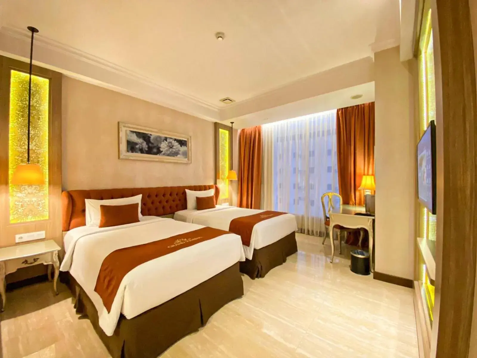 Bed in Grand Keisha Yogyakarta Bed in Grand Keisha Yogyakarta