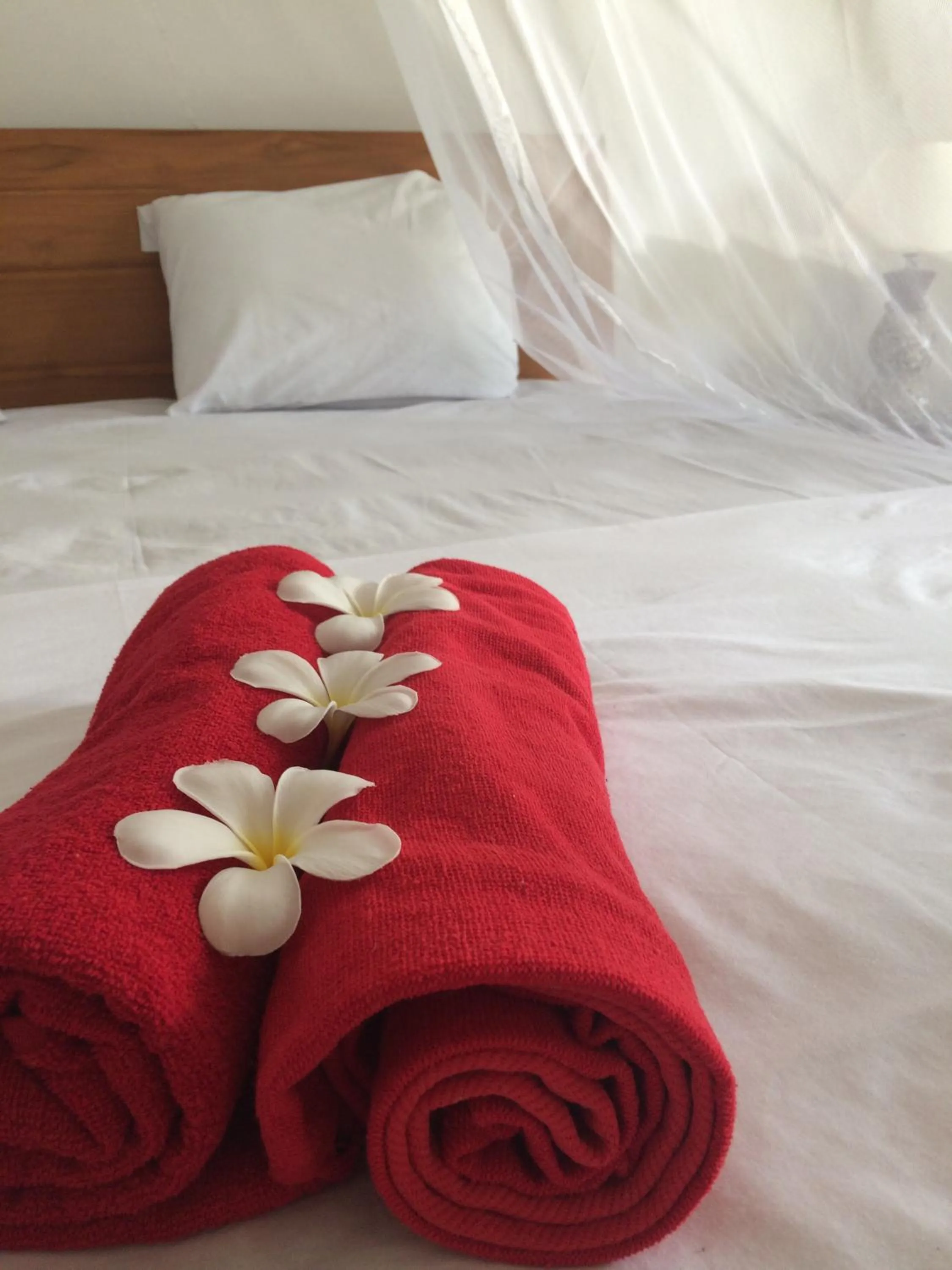 Photo of the whole room, Bed in Gili Beach