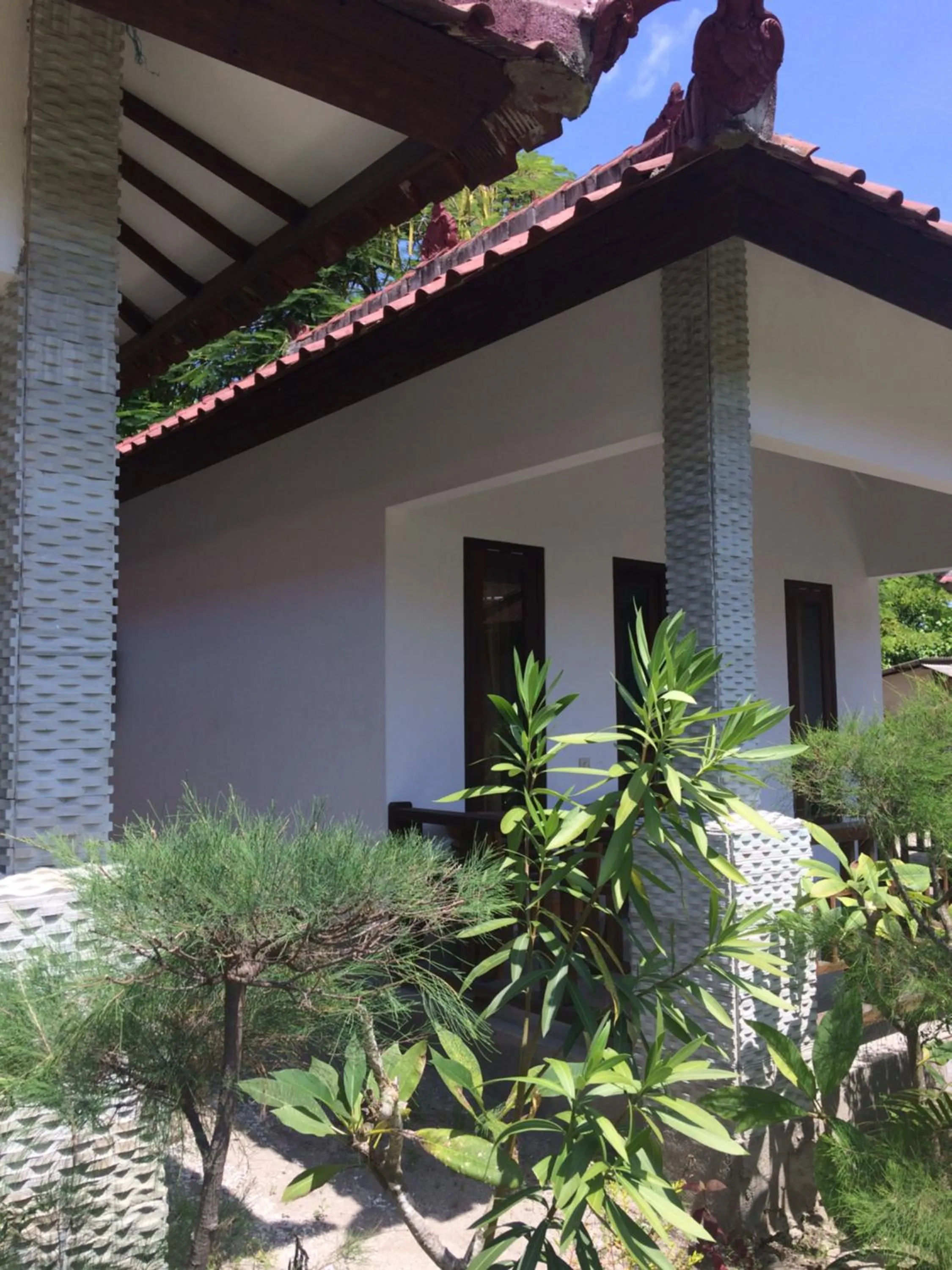 Garden in Gili Beach