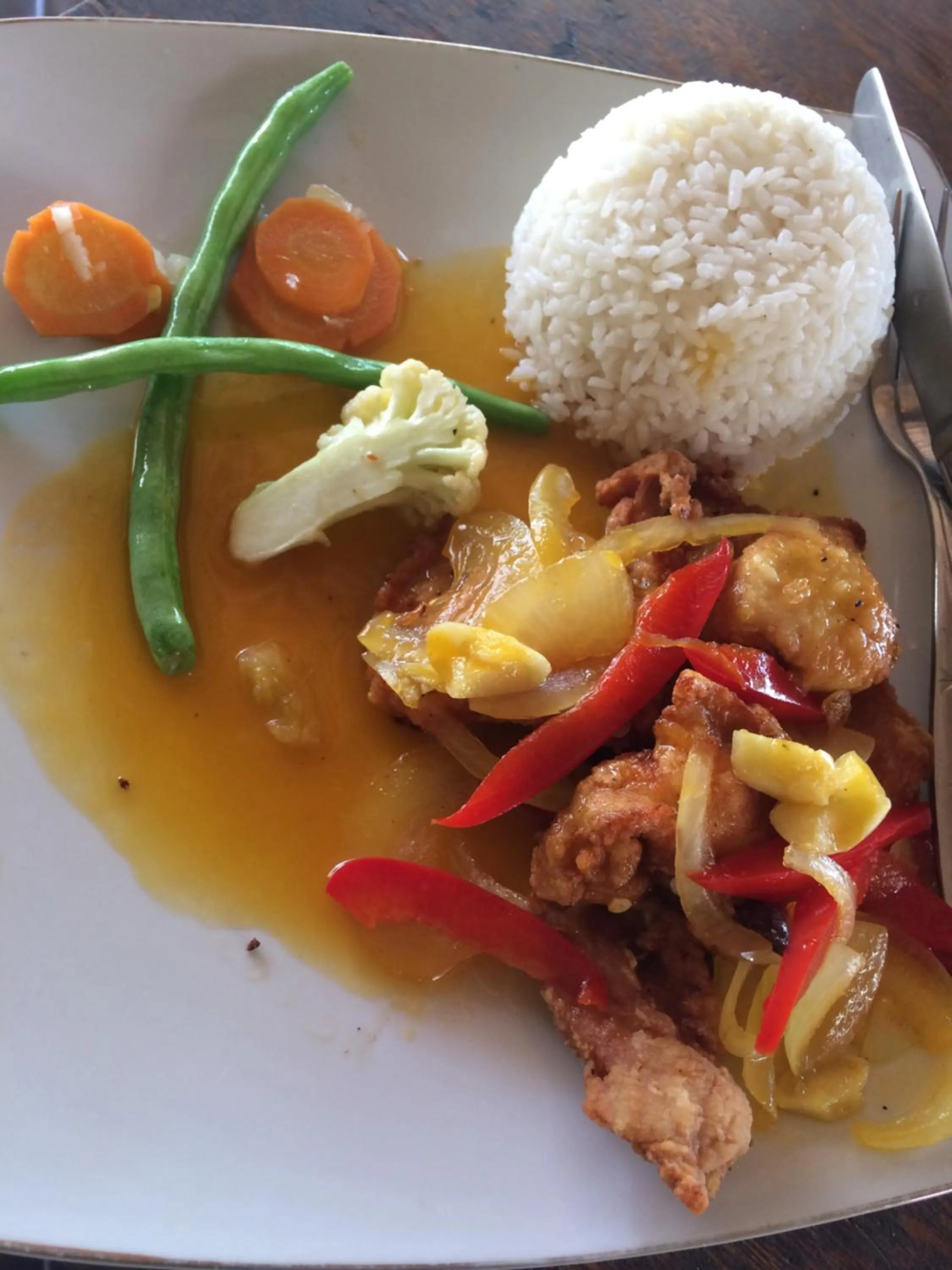 Food close-up in Gili Beach