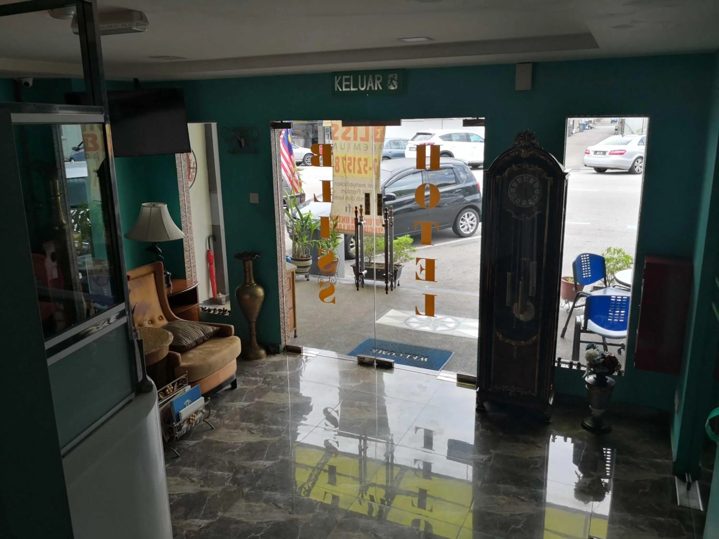 Lobby or reception in Hotel Bliss Johor Bahru Skudai