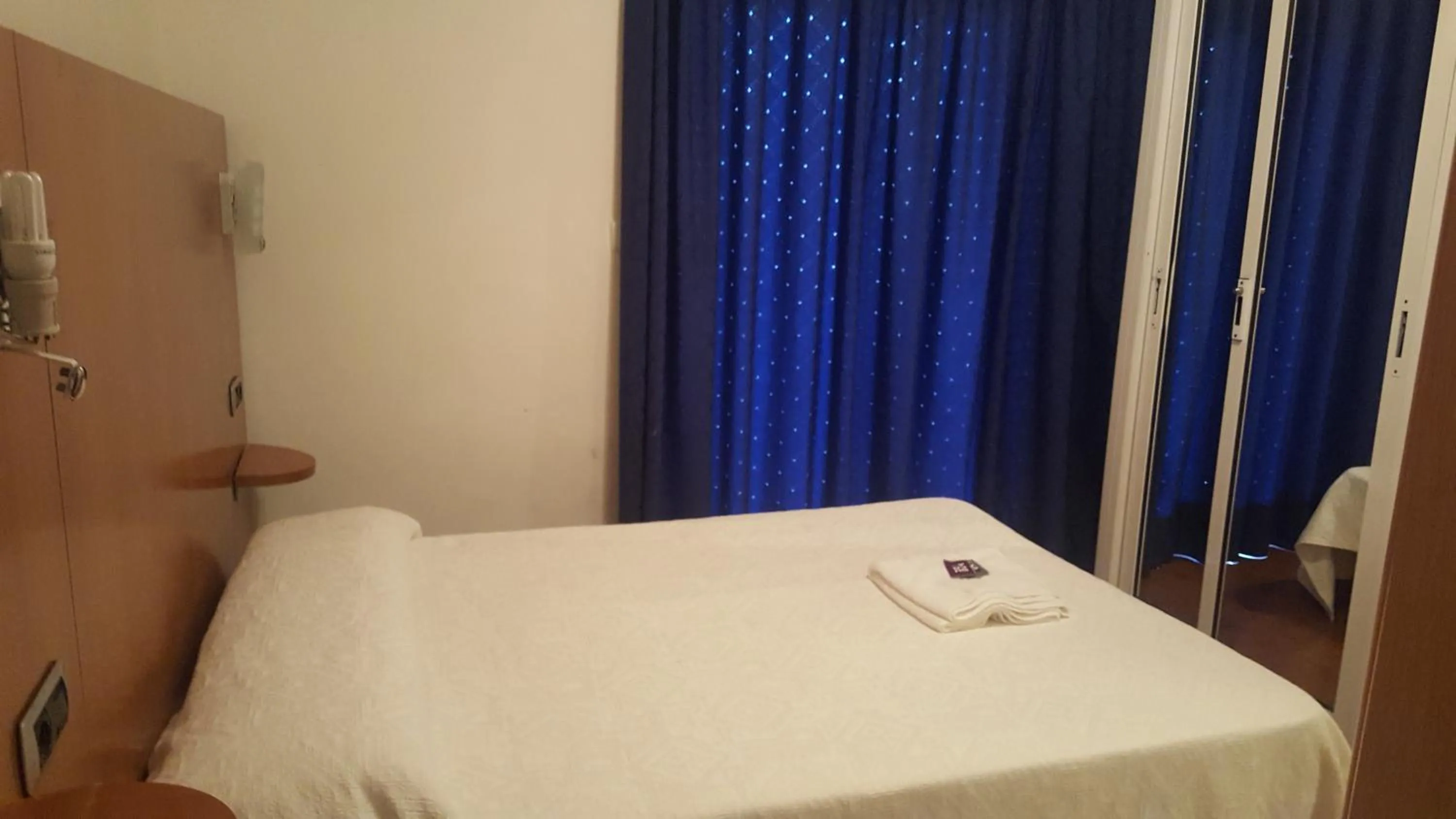 Bed in Hostal Can Salvado