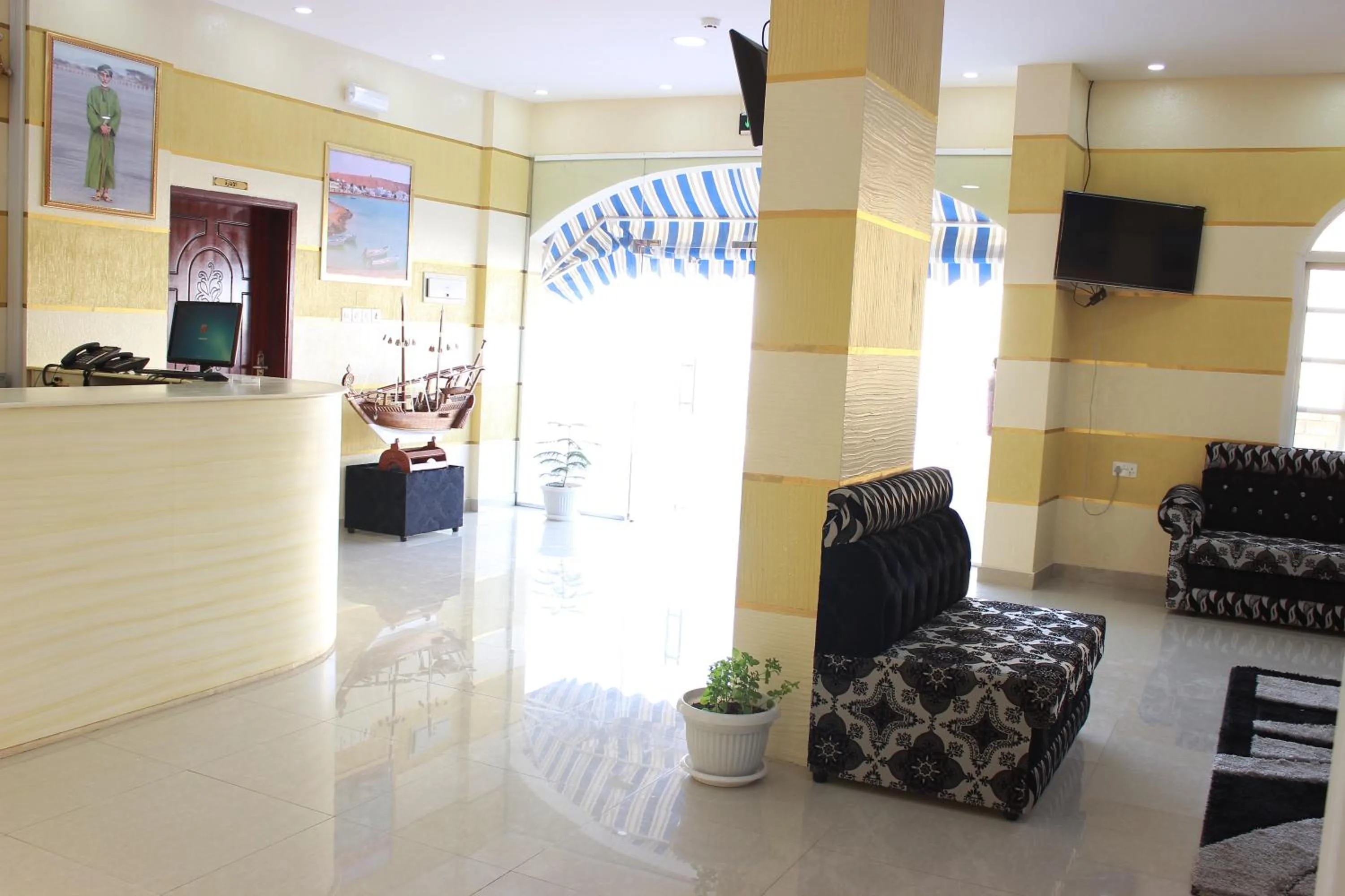 Lobby or reception in Luluat Al Afia Hotel Apartments