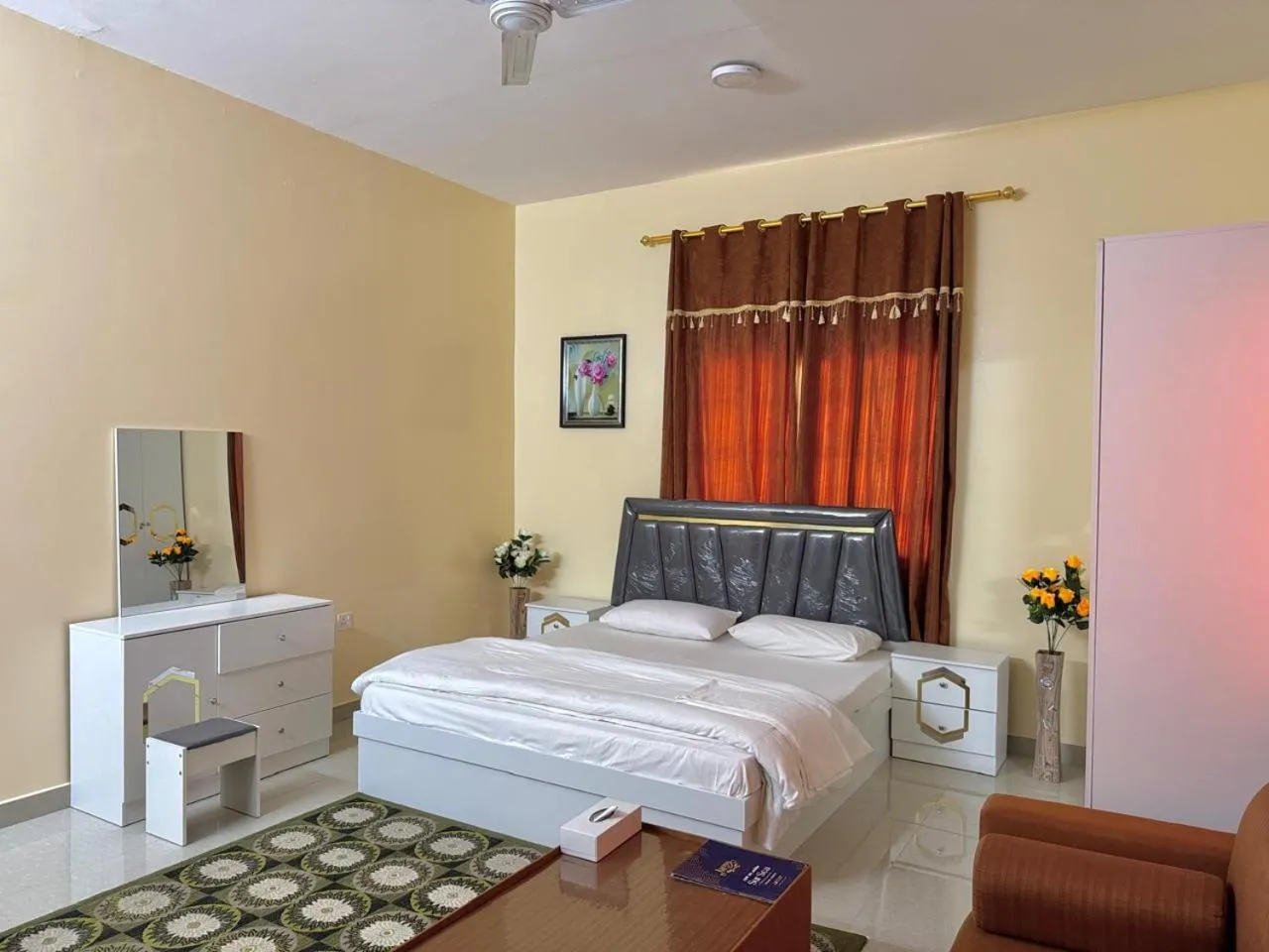 Bed in Luluat Al Afia Hotel Apartments